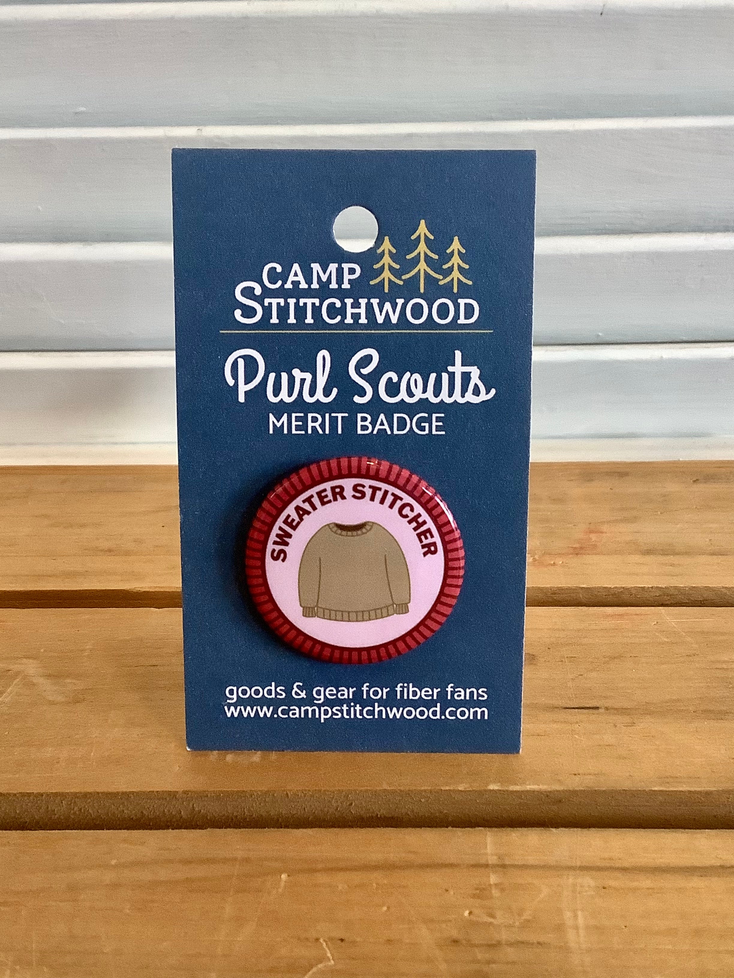 Sweater Stitcher - Purl Scouts Merit Badge