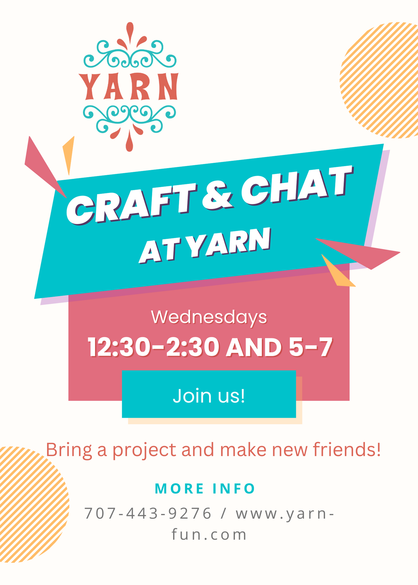 Yarn Craft & Chat groups