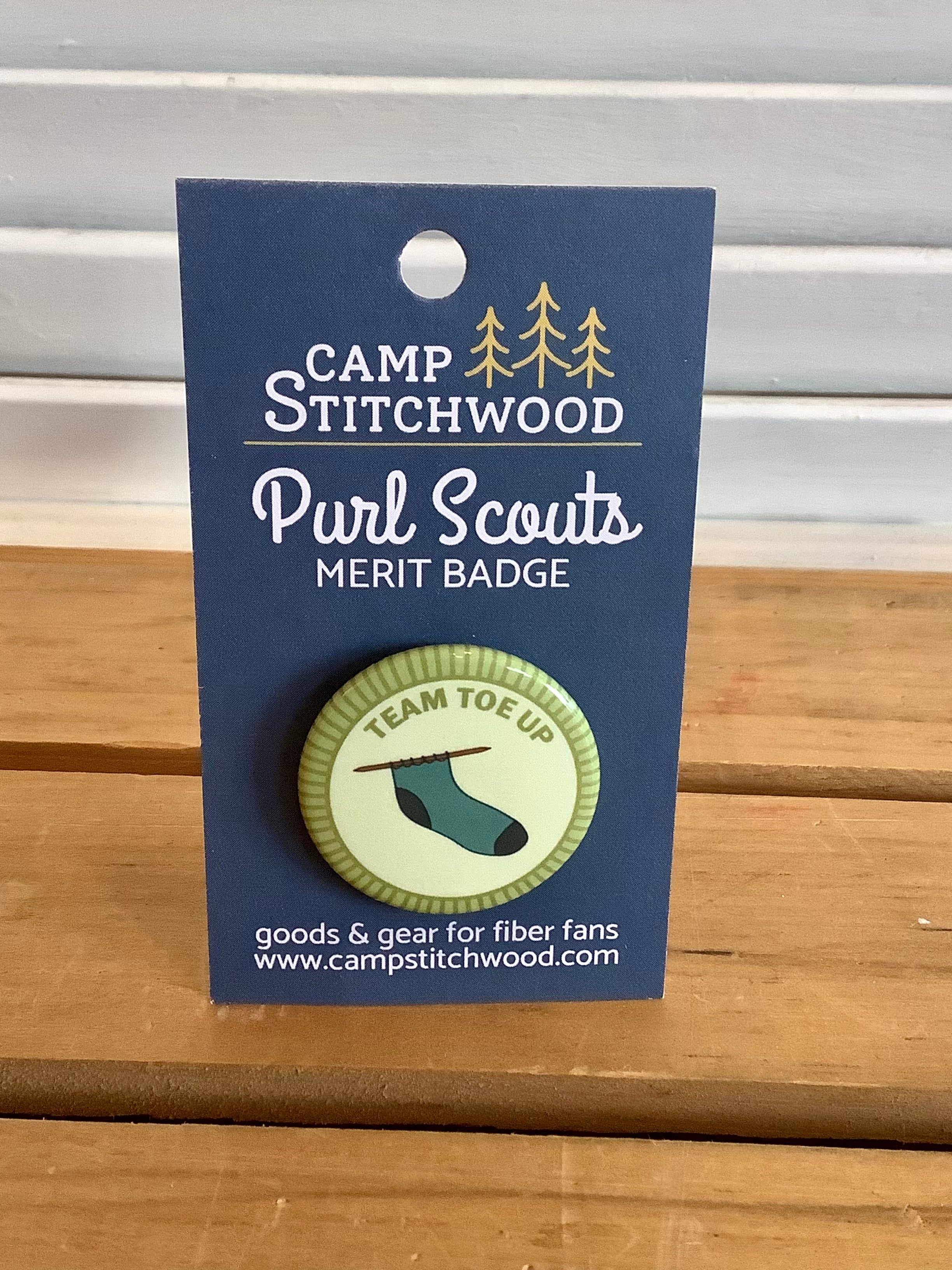 Team Toe Up - Purl Scouts Merit Badge