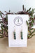 Microfaceted Emerald earrings -  Redwood Sorrel Jewelry