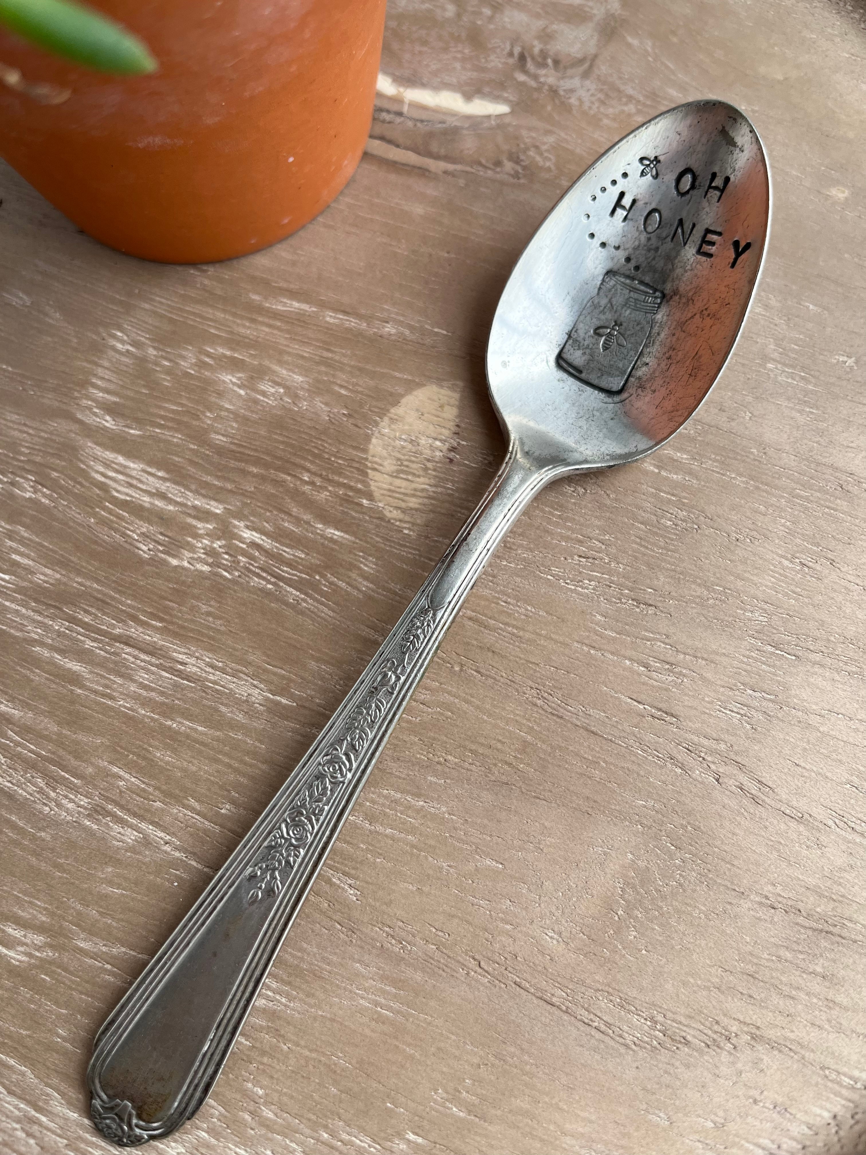 Oh Honey - Stamped Spoons from the Cabin Table