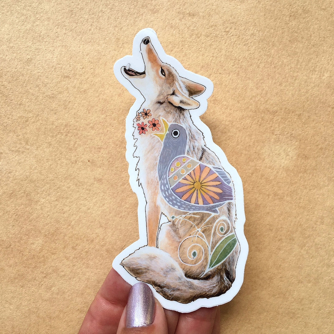 Coyote sticker