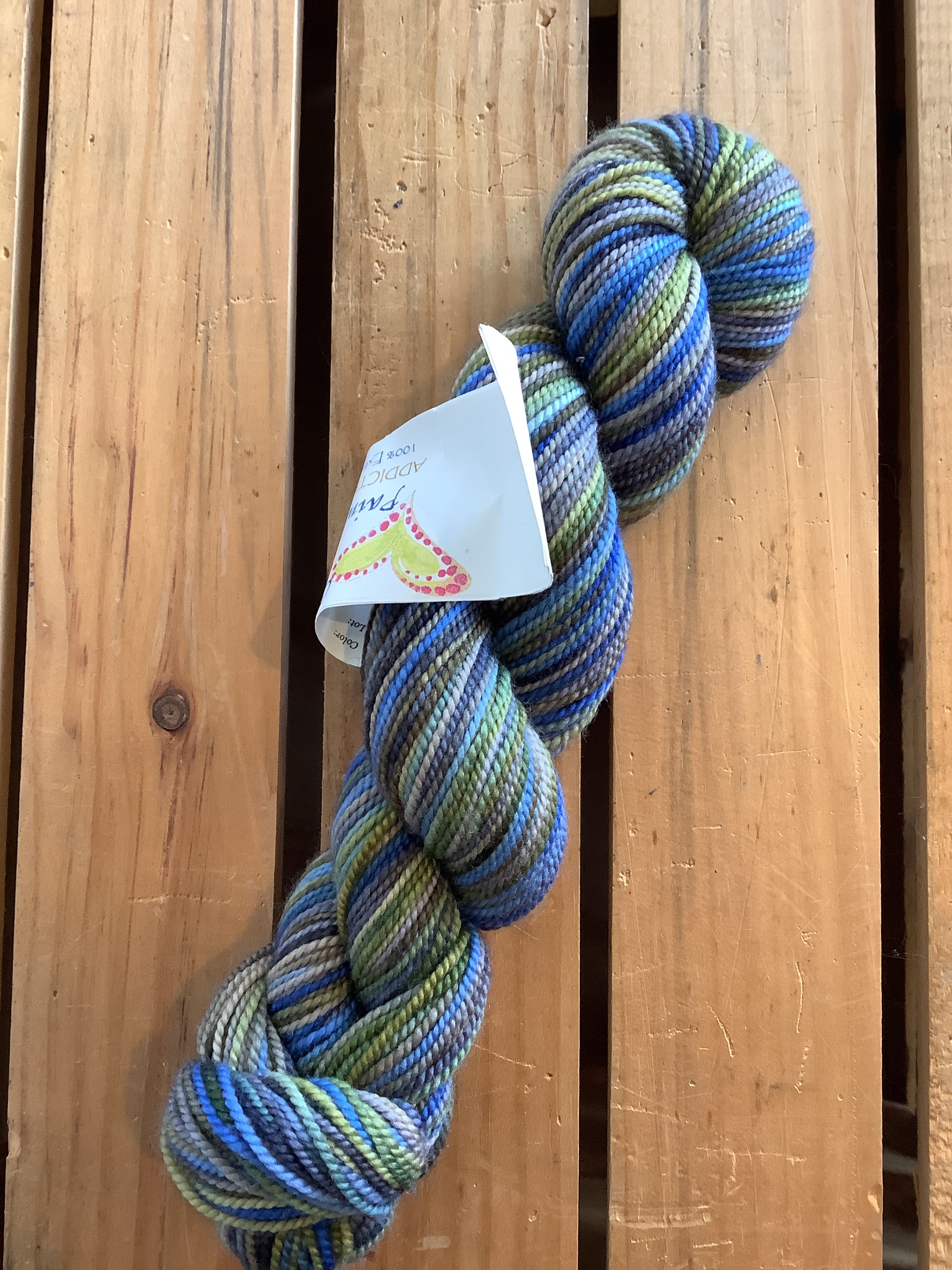 Claudia Hand Painted Yarns Addiction - Kelp Beds