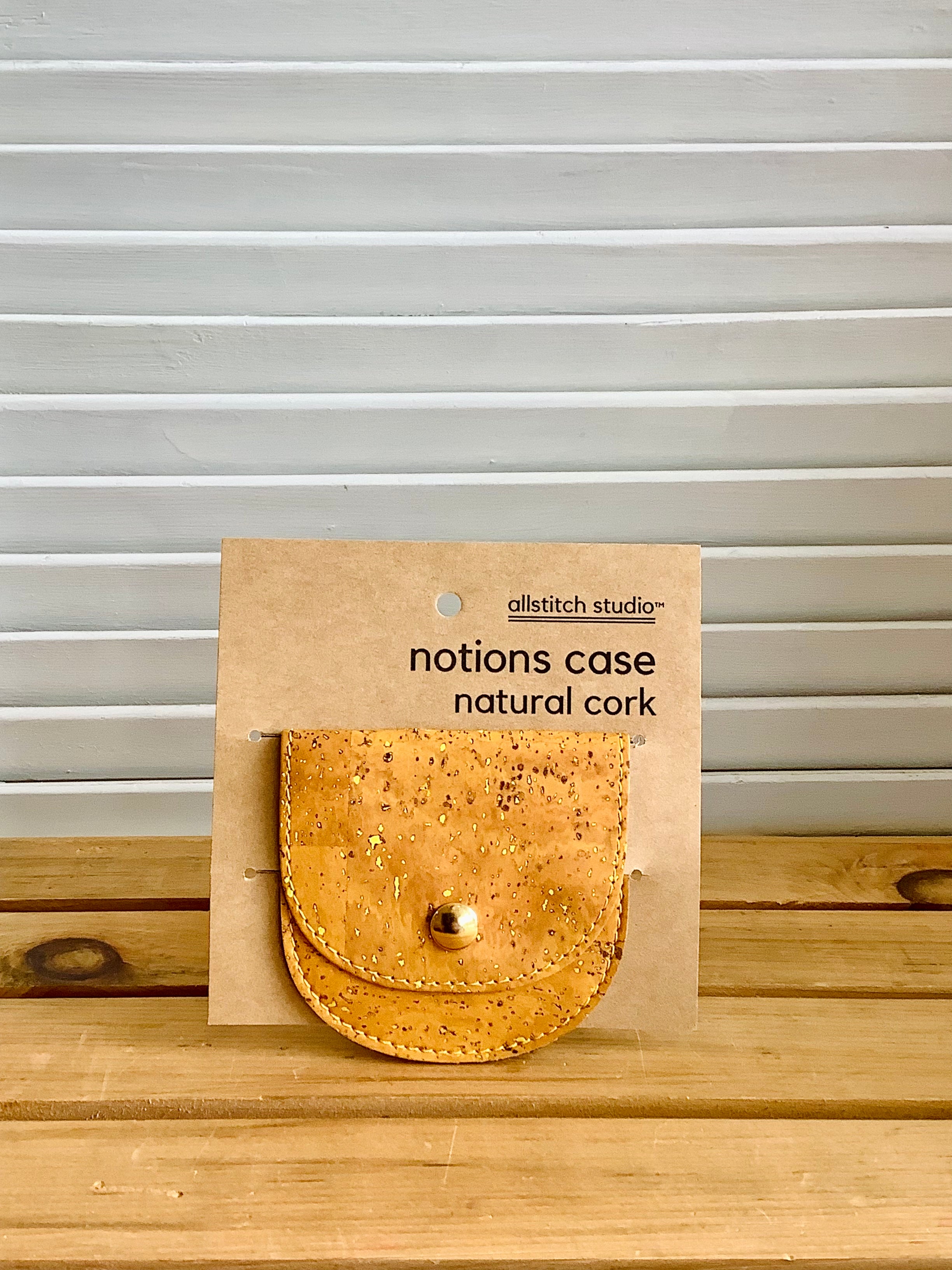 Yellow - Cork Notions Pouch