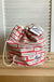 Coral Happiness Is - large drawstring bag