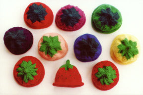 Kid's Fruit Cap hat pattern by Ann Norling