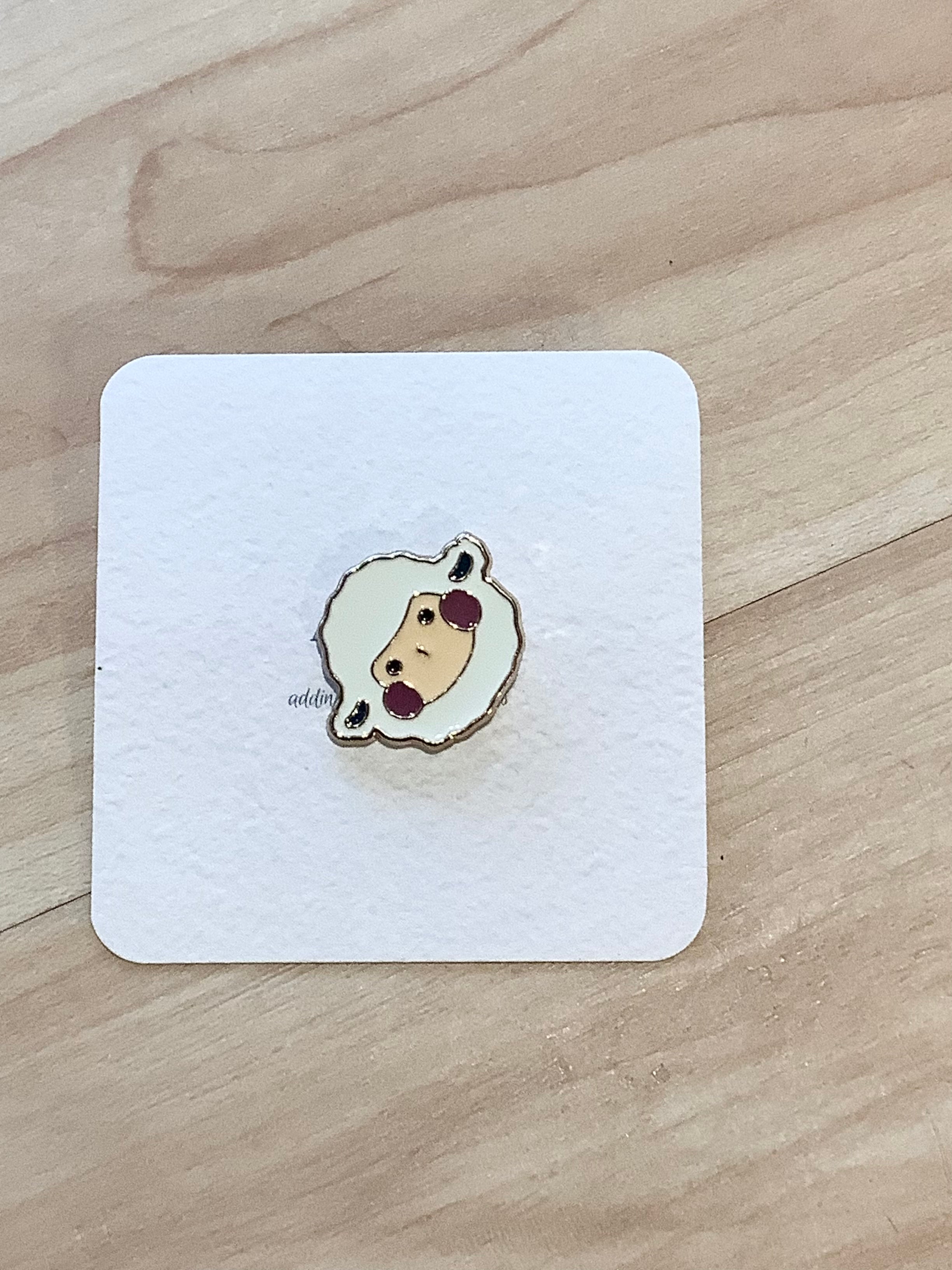 Fluffy Sheep Face - Sunneshine Enamel Pins