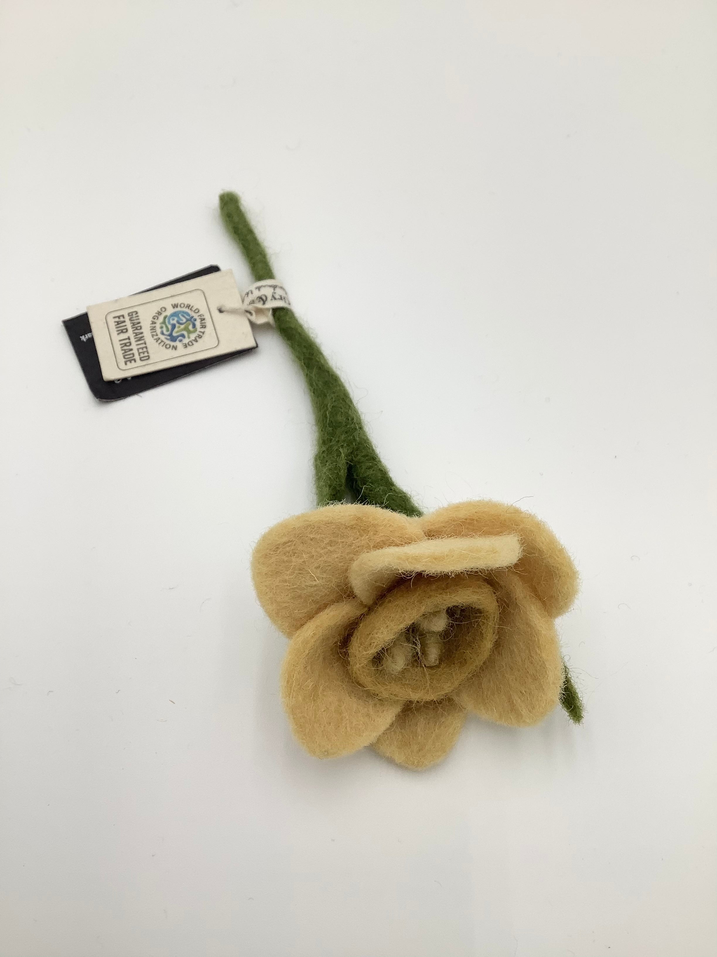 Felt Flowers - Daffodil Yellow
