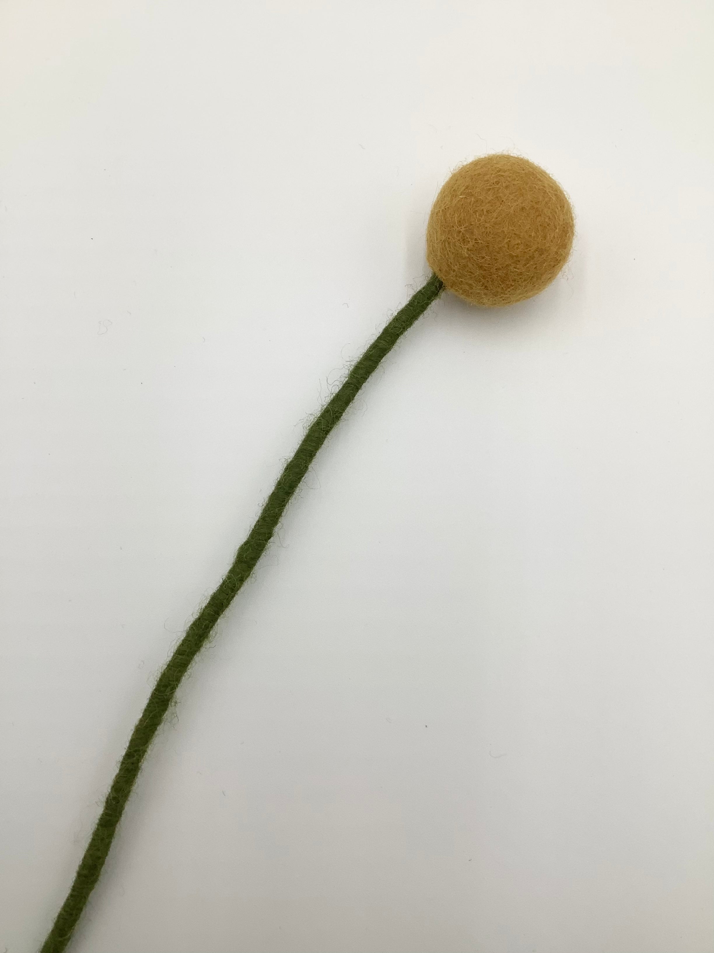 Felt Flowers - Flower Yellow