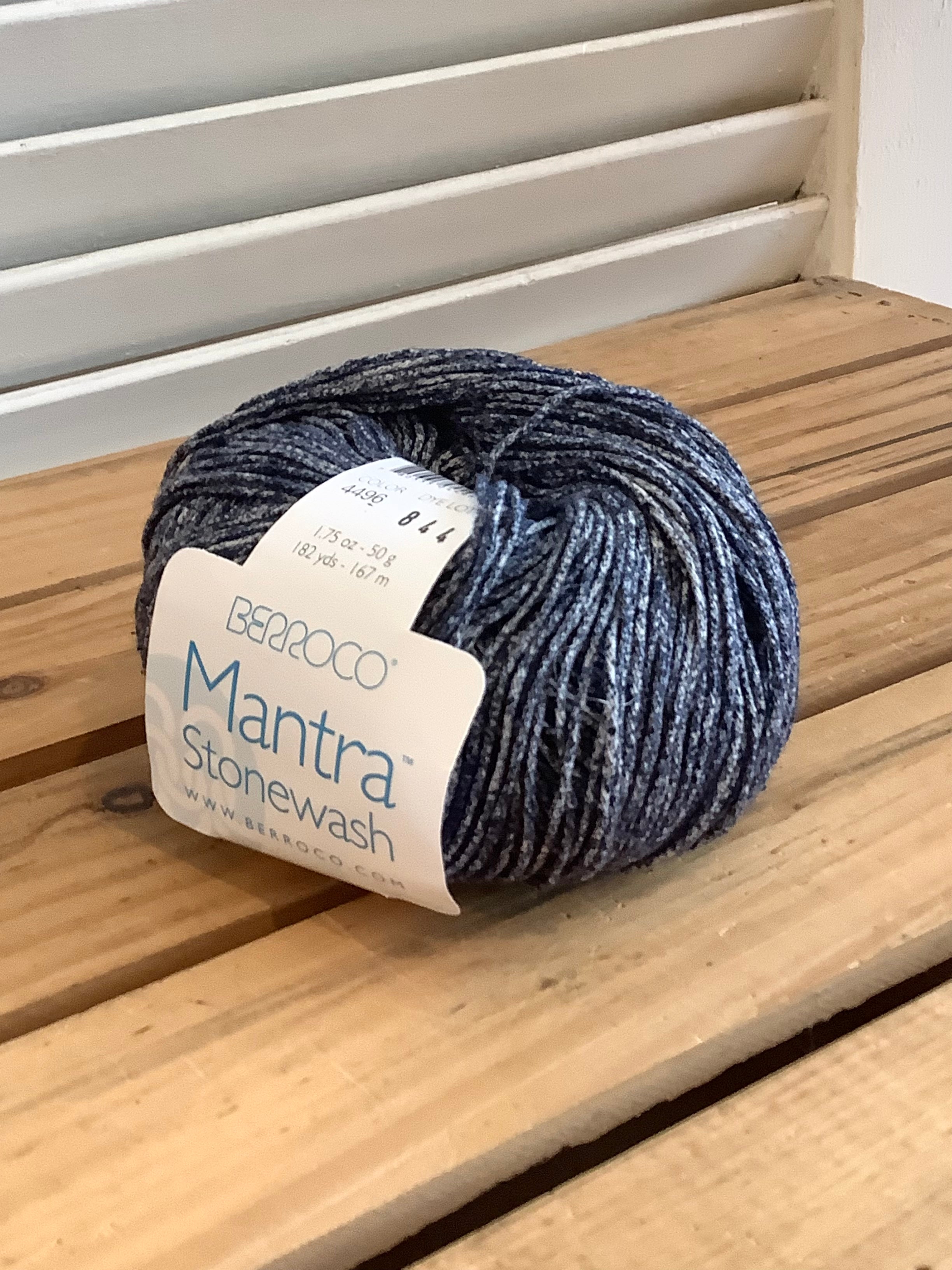 Berroco Mantra Stonewash Color: 4496 Lot: 844