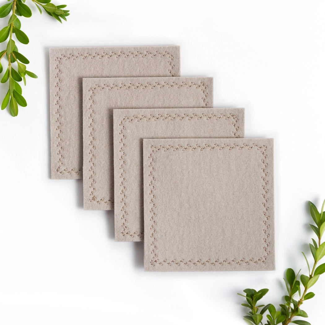Merino Wool Felt Coasters