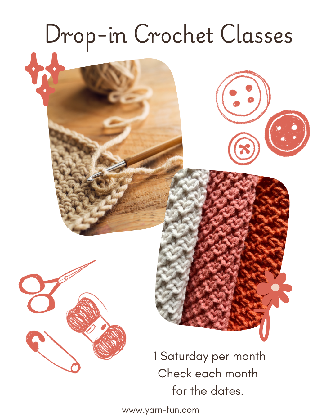 Drop In Learn to Crochet Class