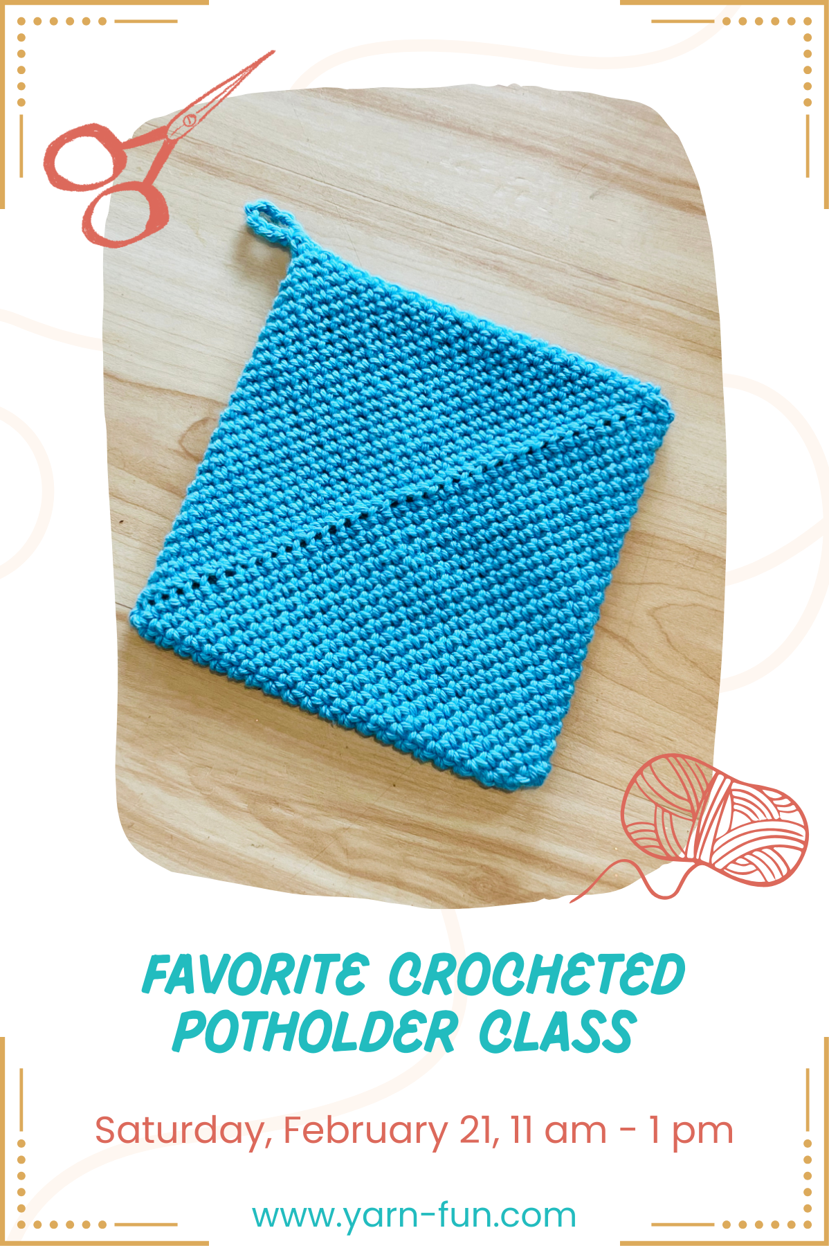 Favorite Crocheted Potholder Class