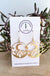 Brass Crescent Lotus earrings -  Redwood Sorrel Jewelry