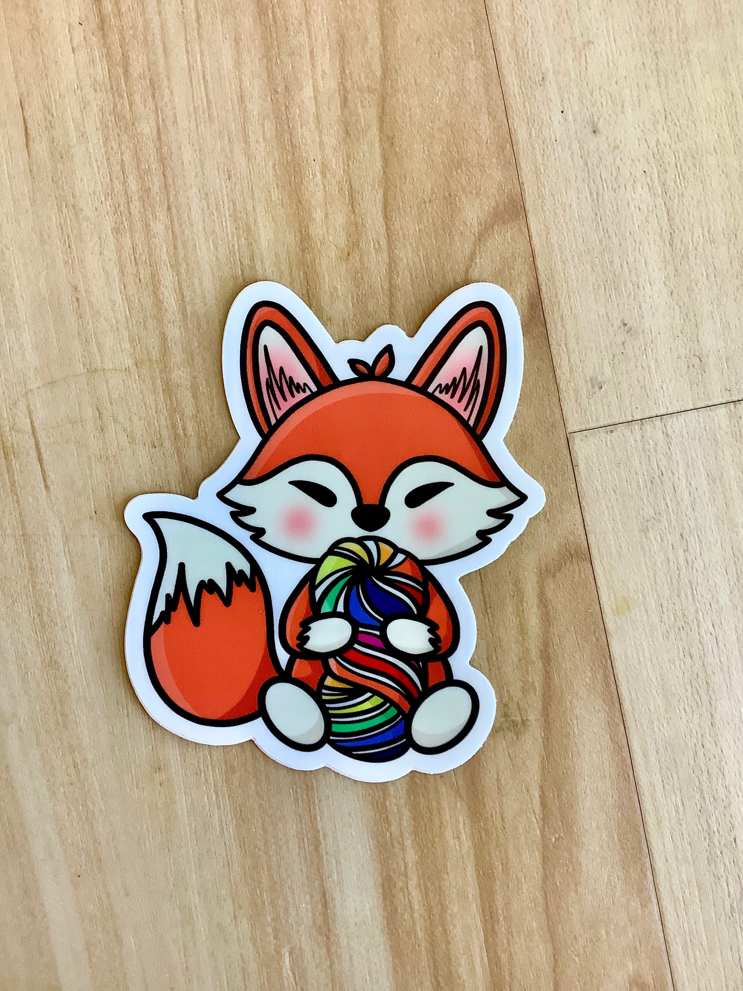 Animal Yarn Stickers
