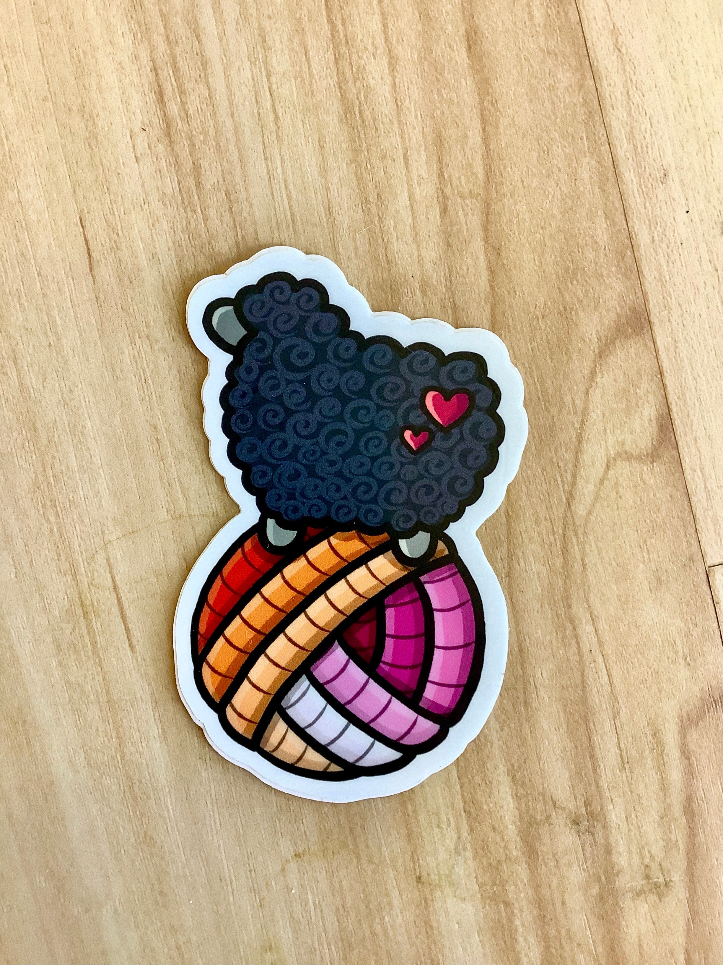 Animal Yarn Stickers