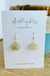 Mini Morsel Rutile Quartz gold - Ashley Rose earrings