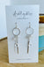 Confetti Herkimer Diamond silver - Ashley Rose earrings