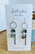 Confetti Labradorite silver - Ashley Rose earrings