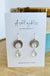 Petite Moon Green Amethyst -  Ashley Rose earrings