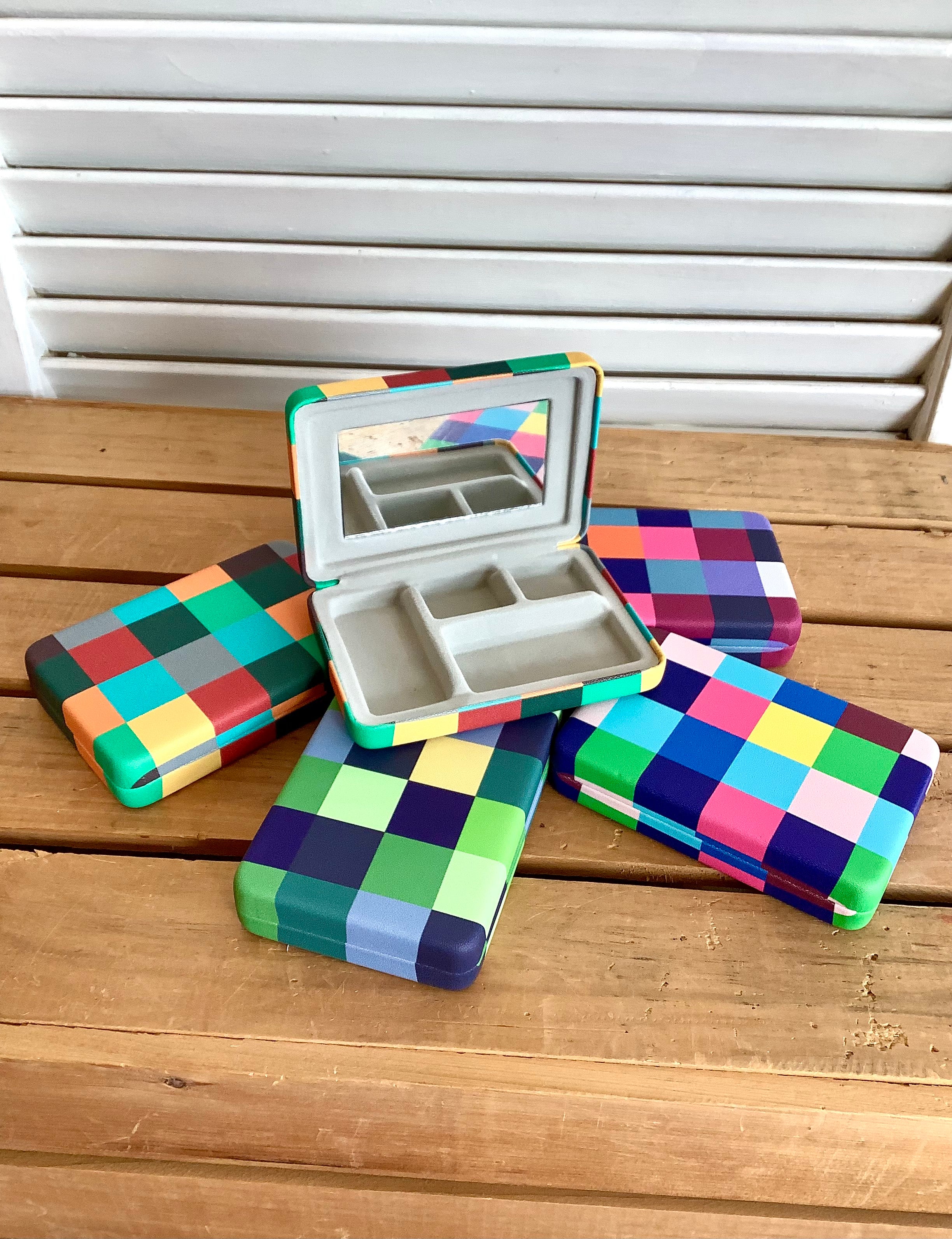 Plaid Travel Jewelry Case