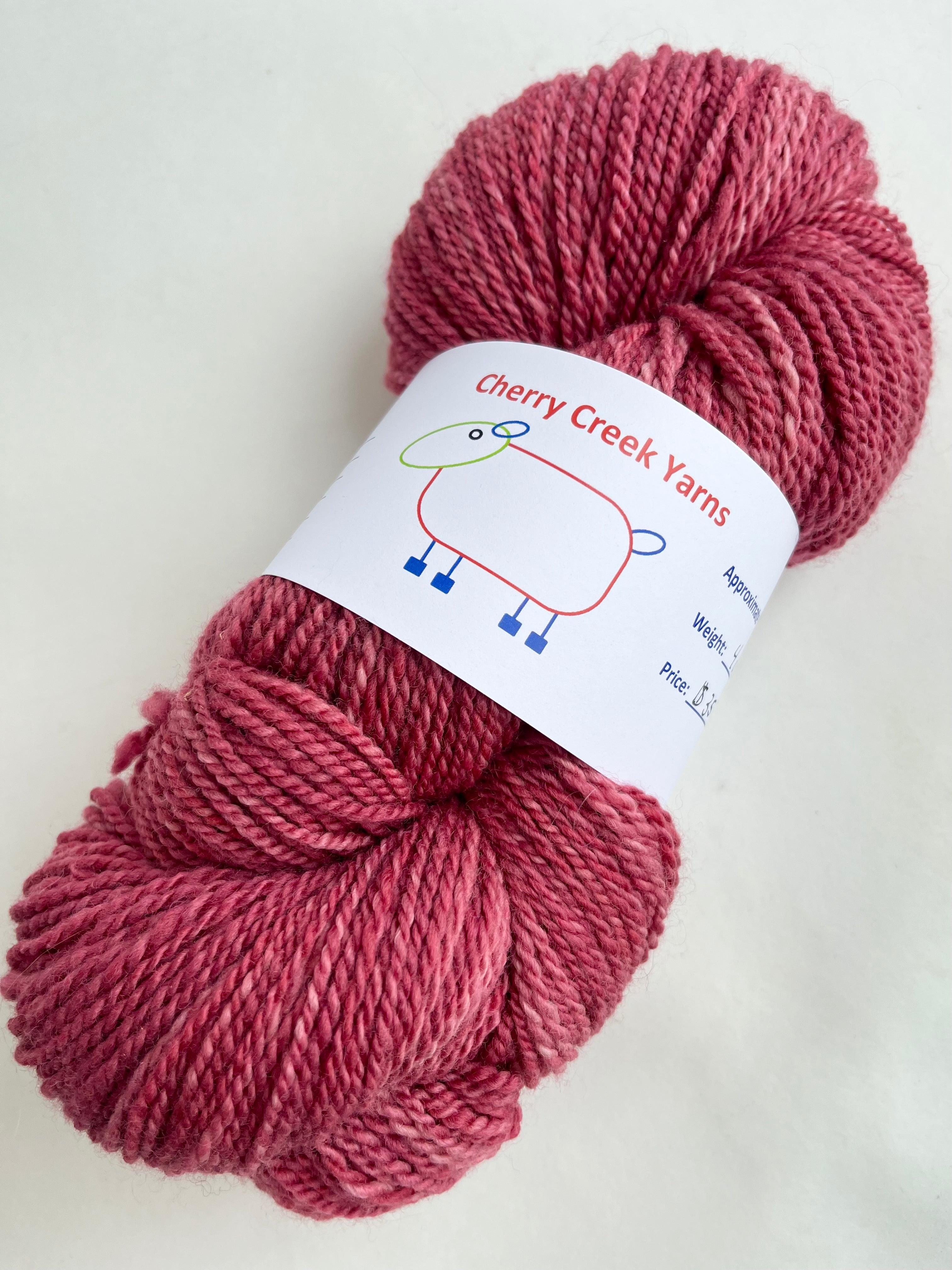 Creek Handspun Yarn - Merino Mulberry Silk 63