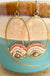 Woven Rainbow pastel - earrings