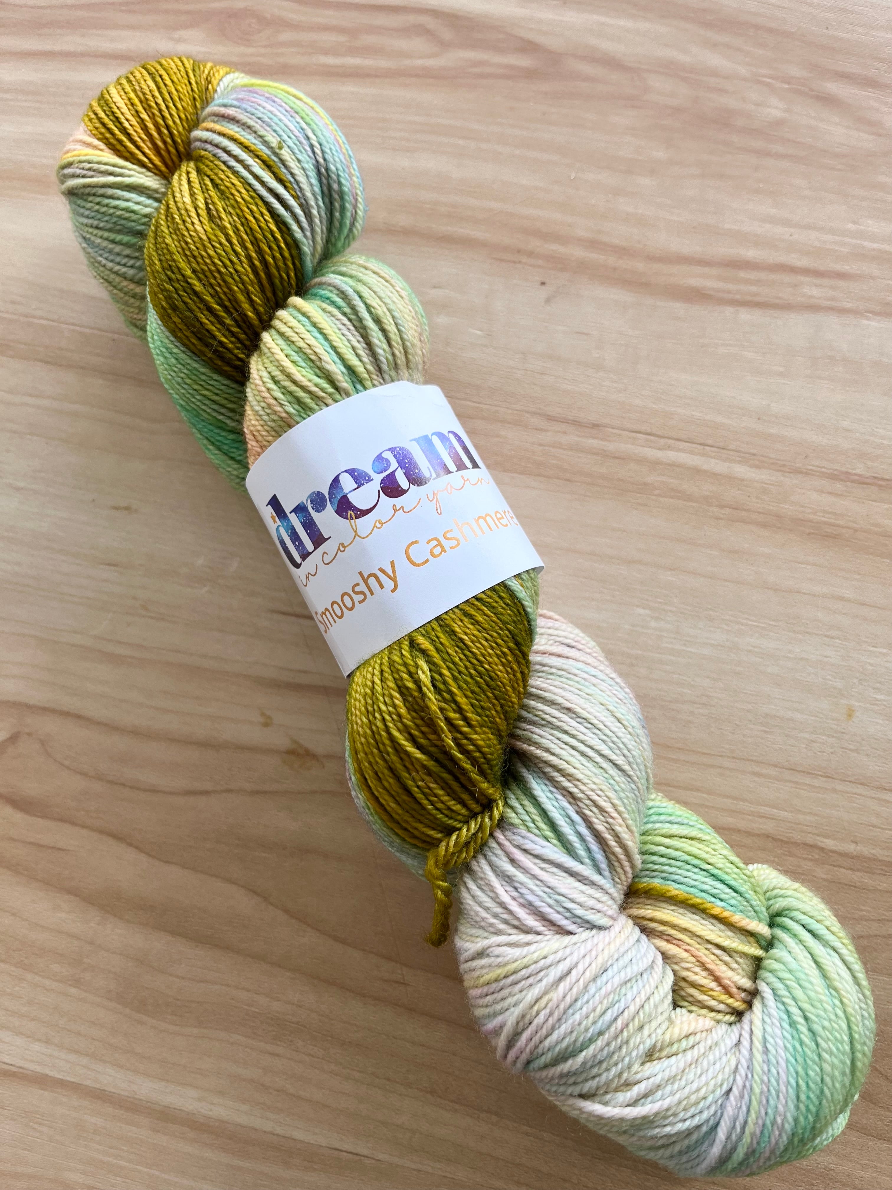 Spring Ballet - Smooshy Cashmere Planned Pooling yarn from Dream in Color