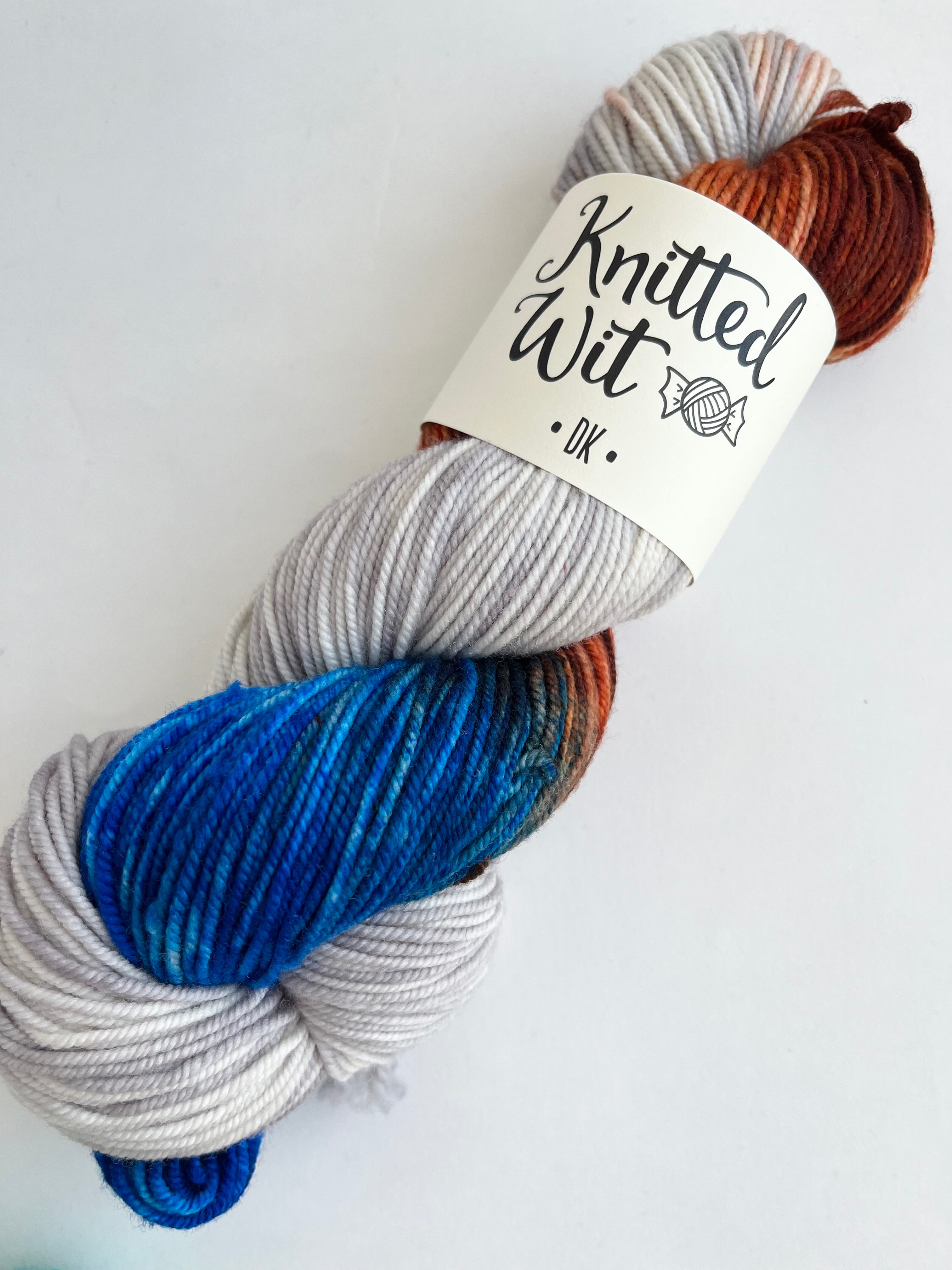 Western Bluebird - Knitted Wit DK