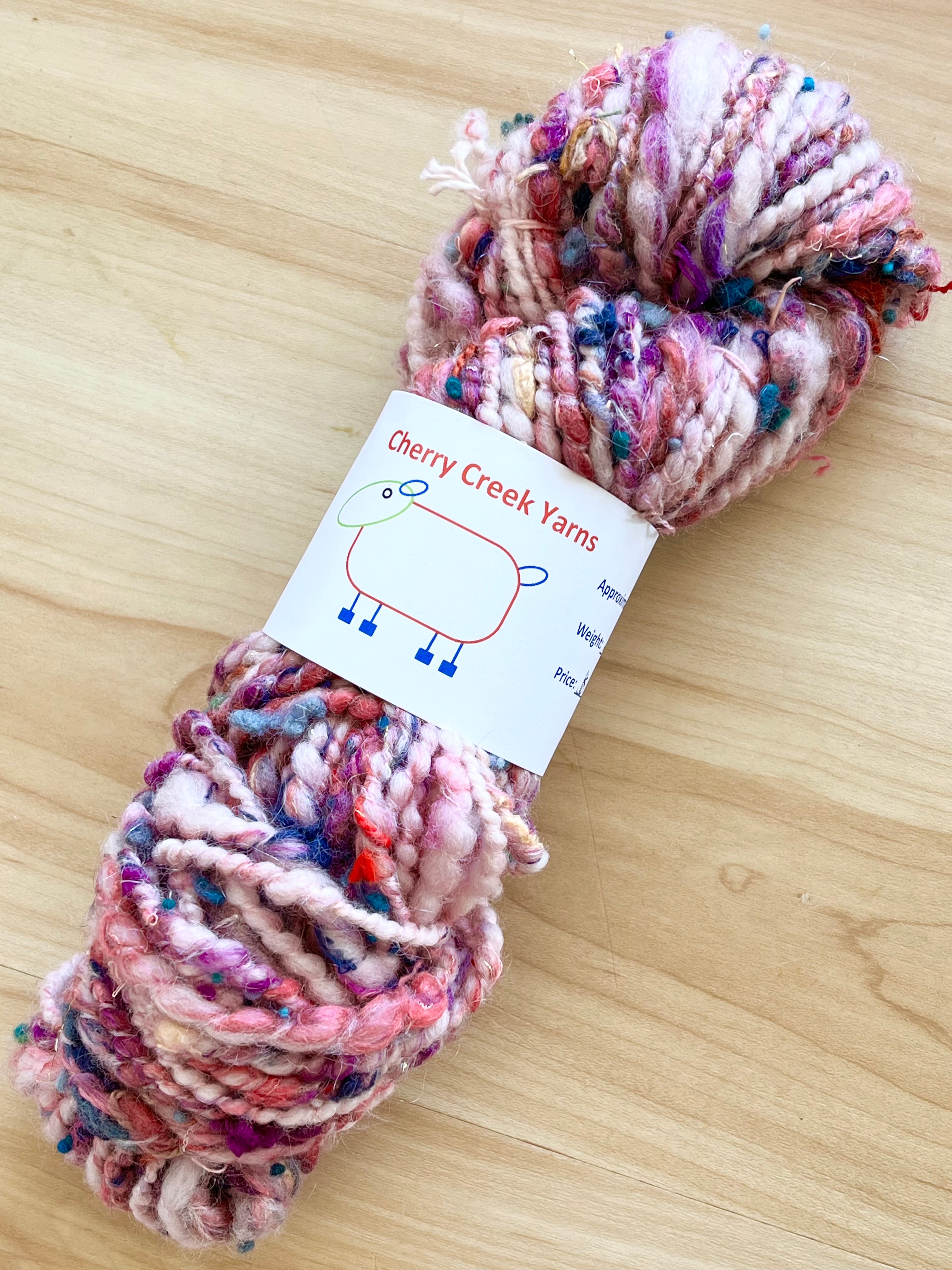 Handspun yarn from Cherry Creek Yarns