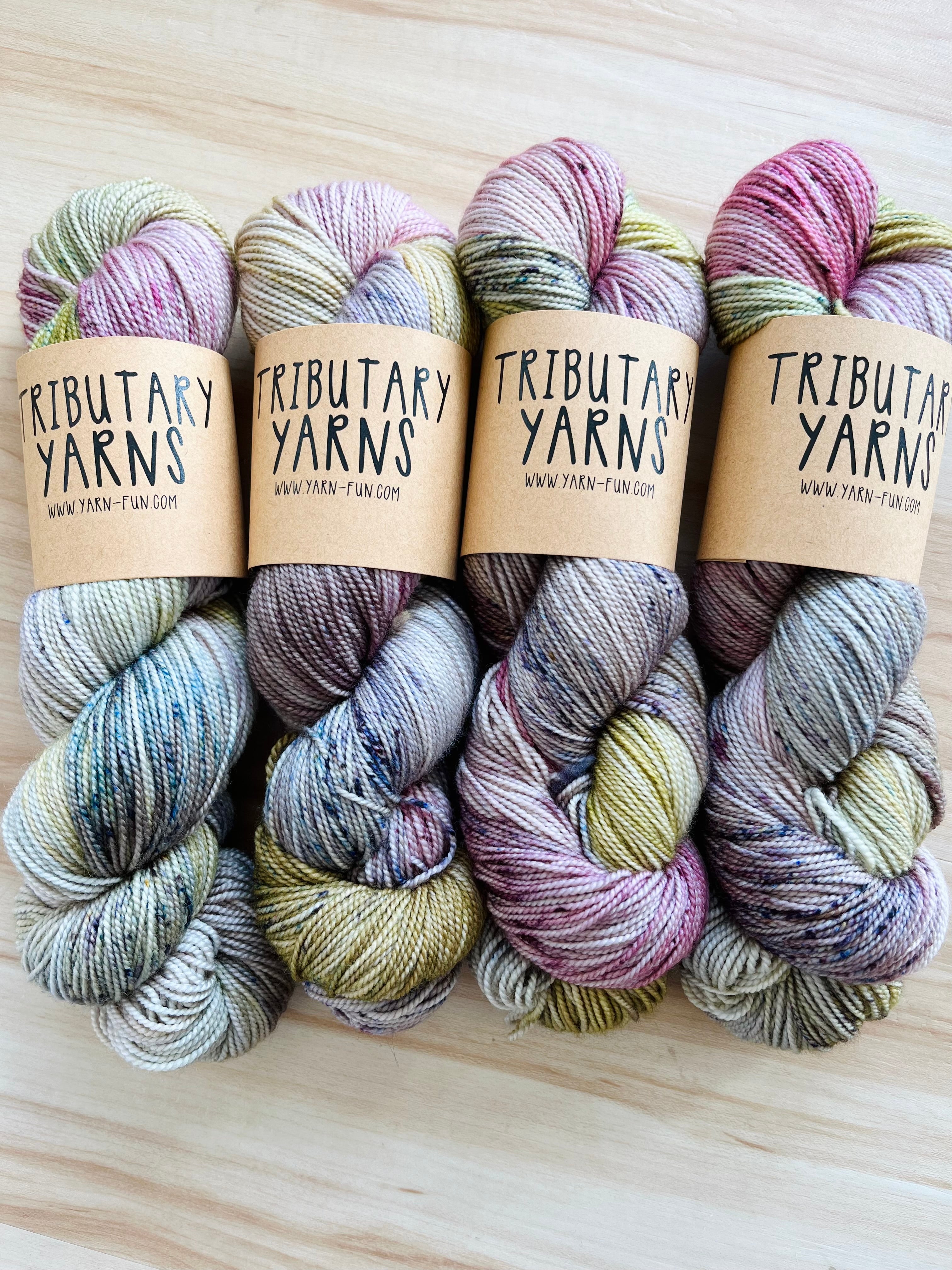 Tributary Color of the Month yarn