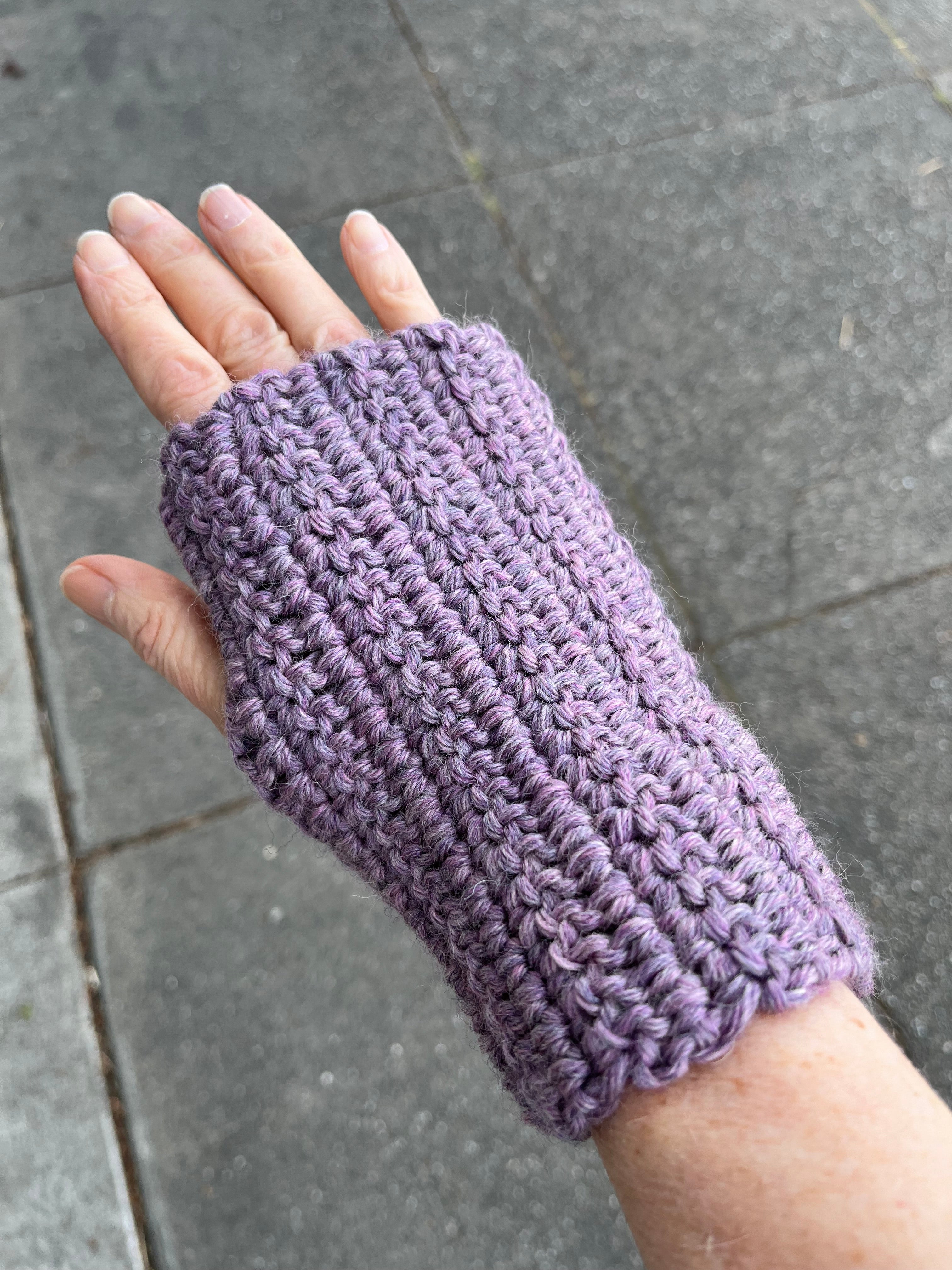 Learn to Crochet for Beginners - Fingerless Gloves