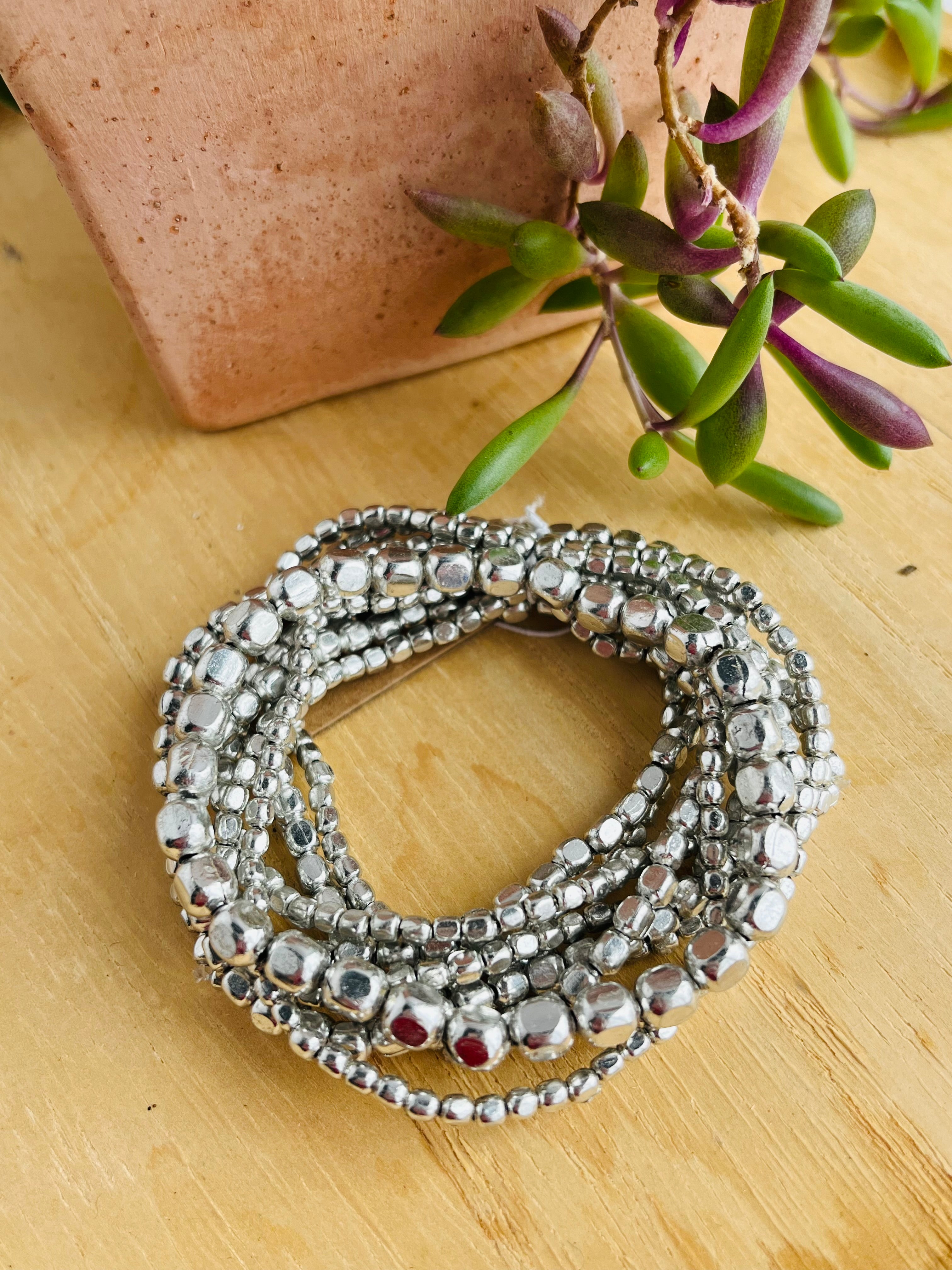 Multi-bead Stretch Stack Bracelets