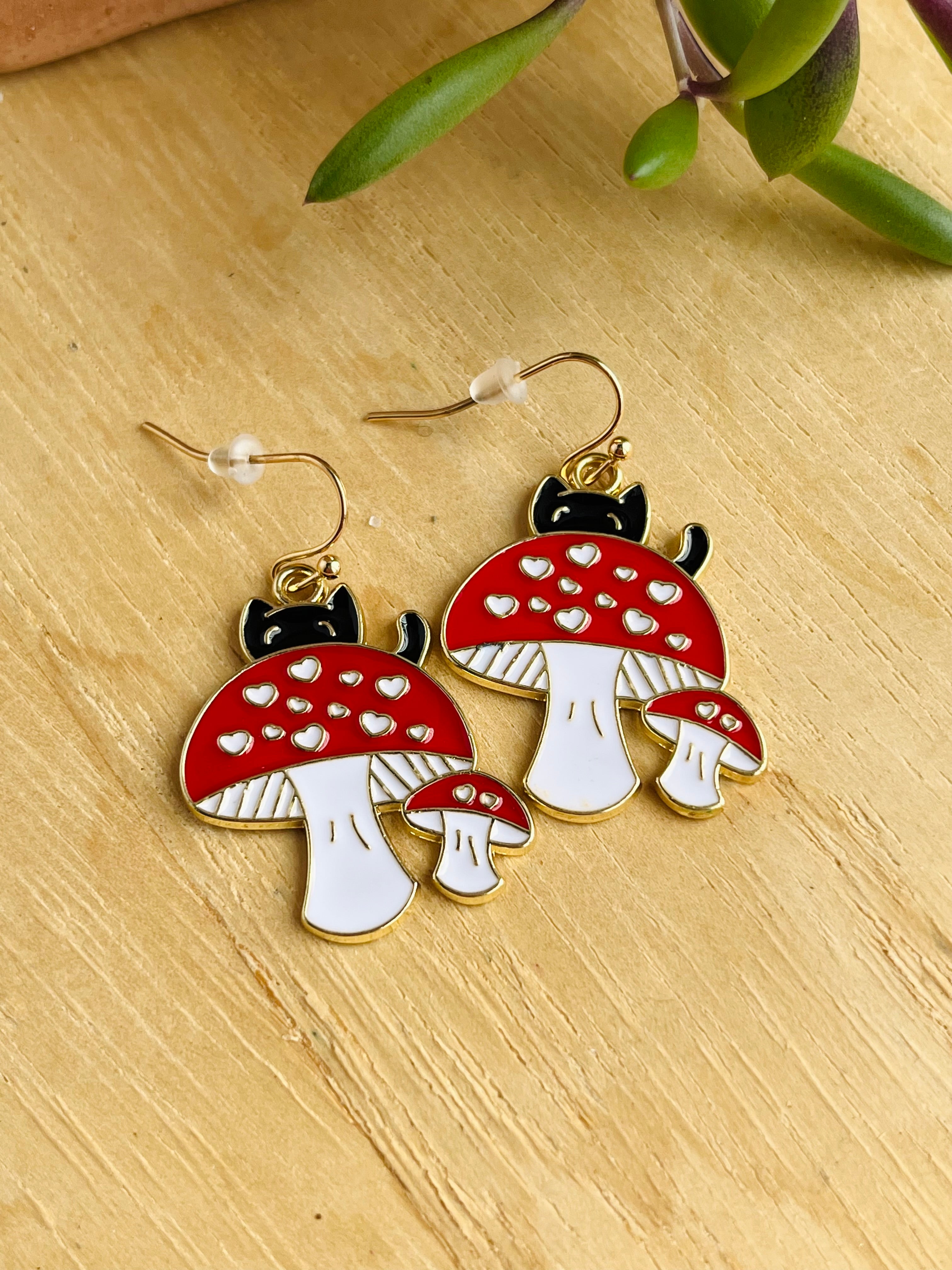 Enamel Earrings