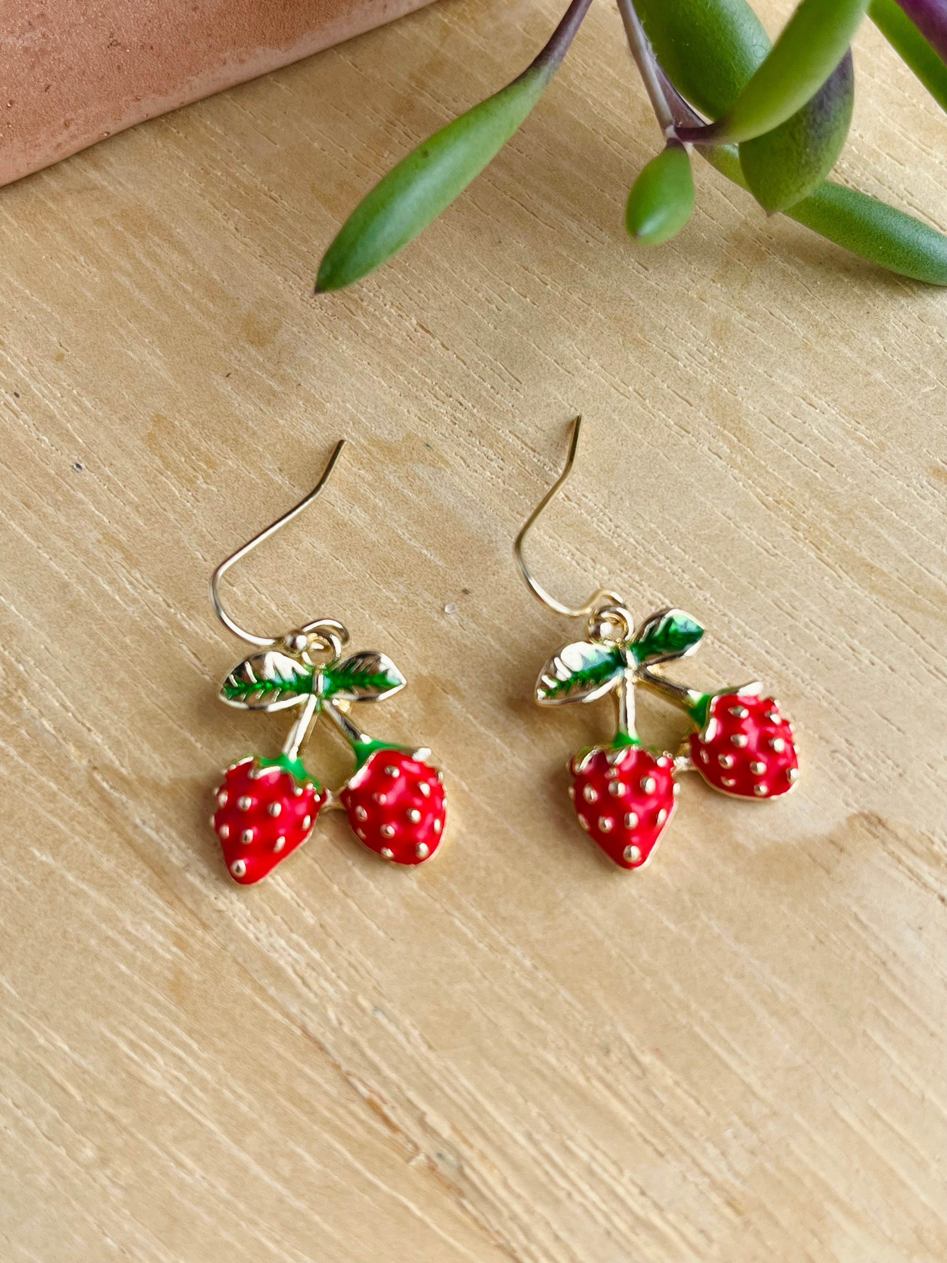 Enamel Earrings