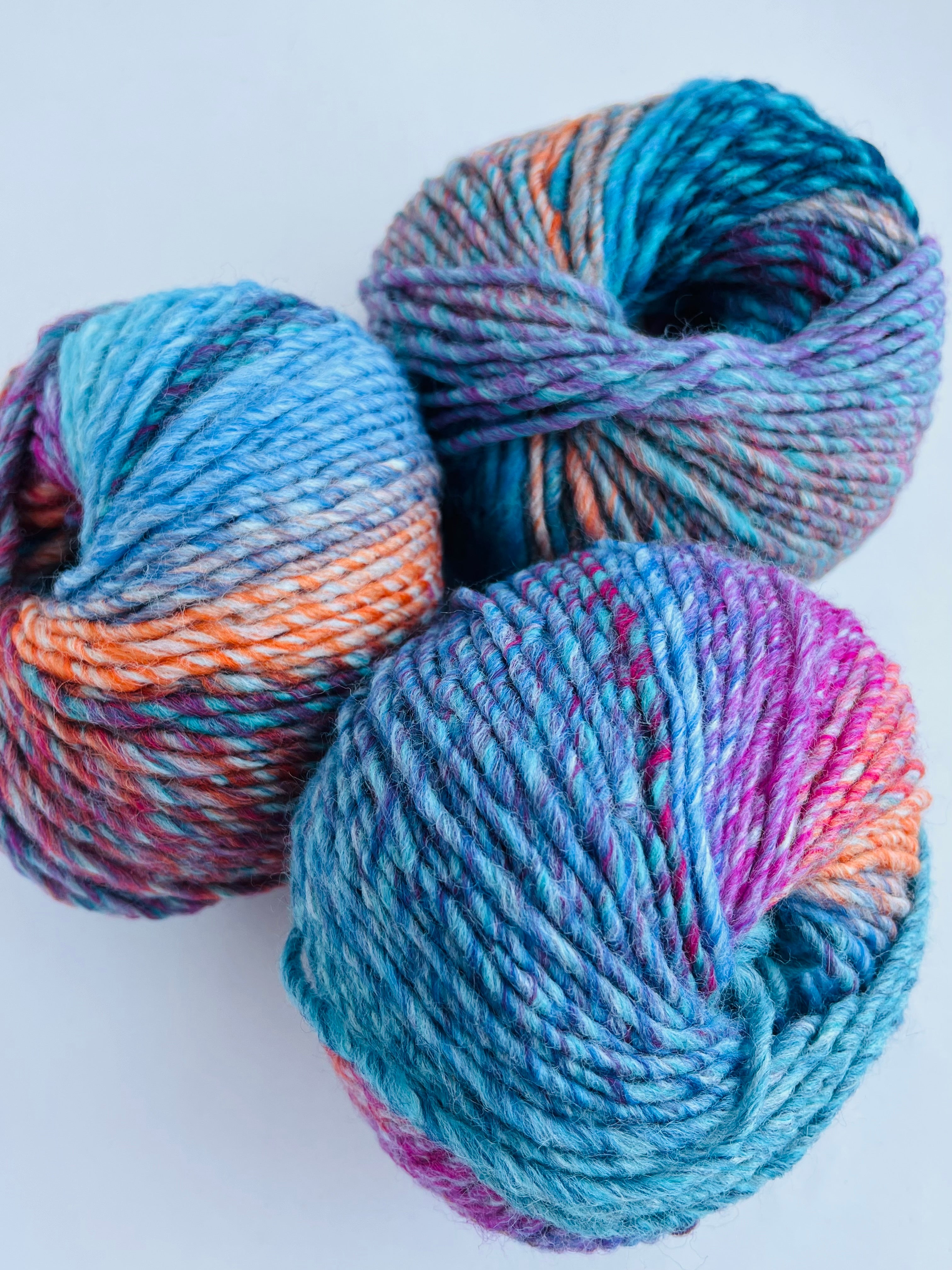 Turquoise Magenta - Creative Melange yarn