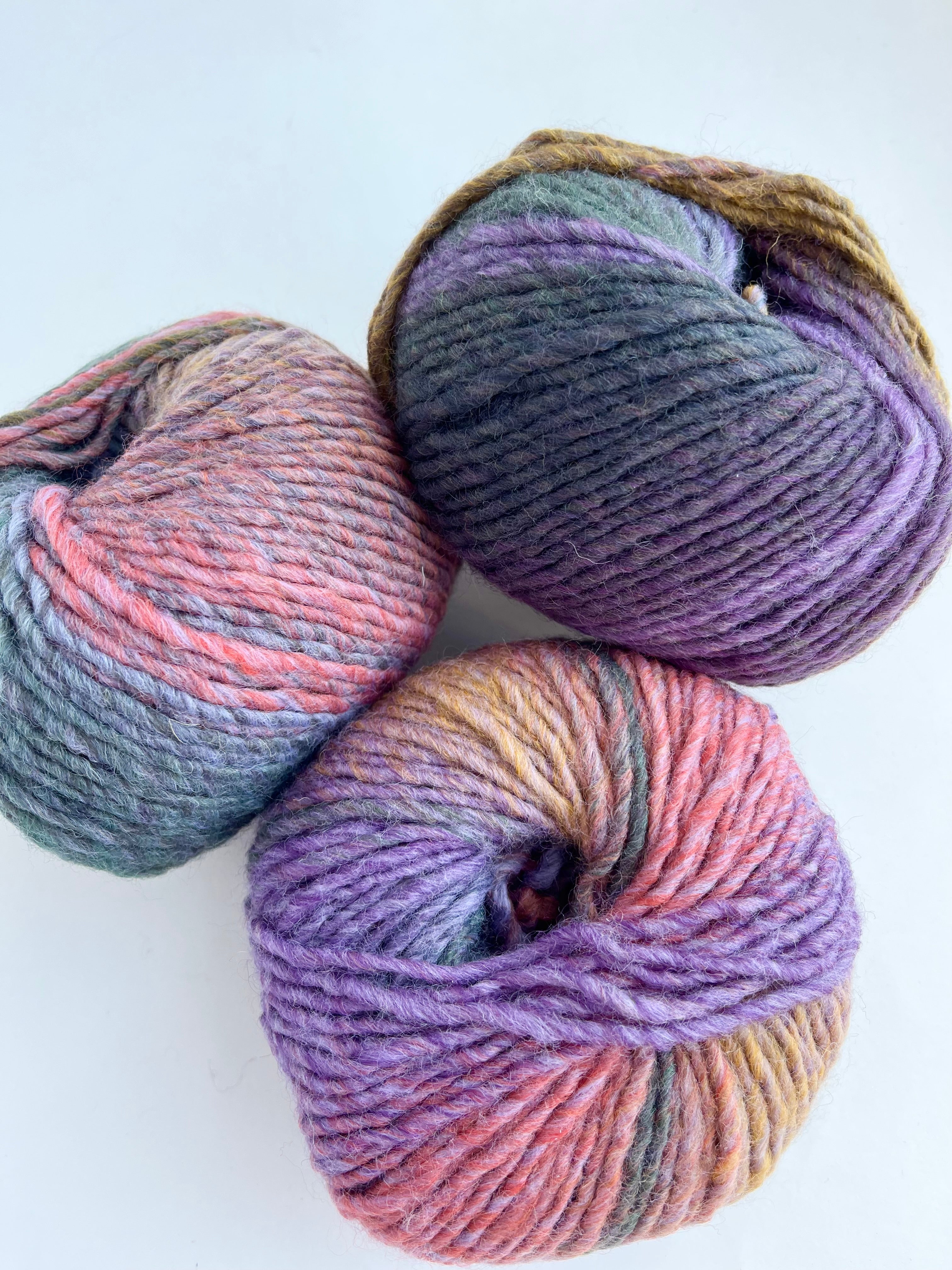 Lilac Orange - Creative Melange yarn