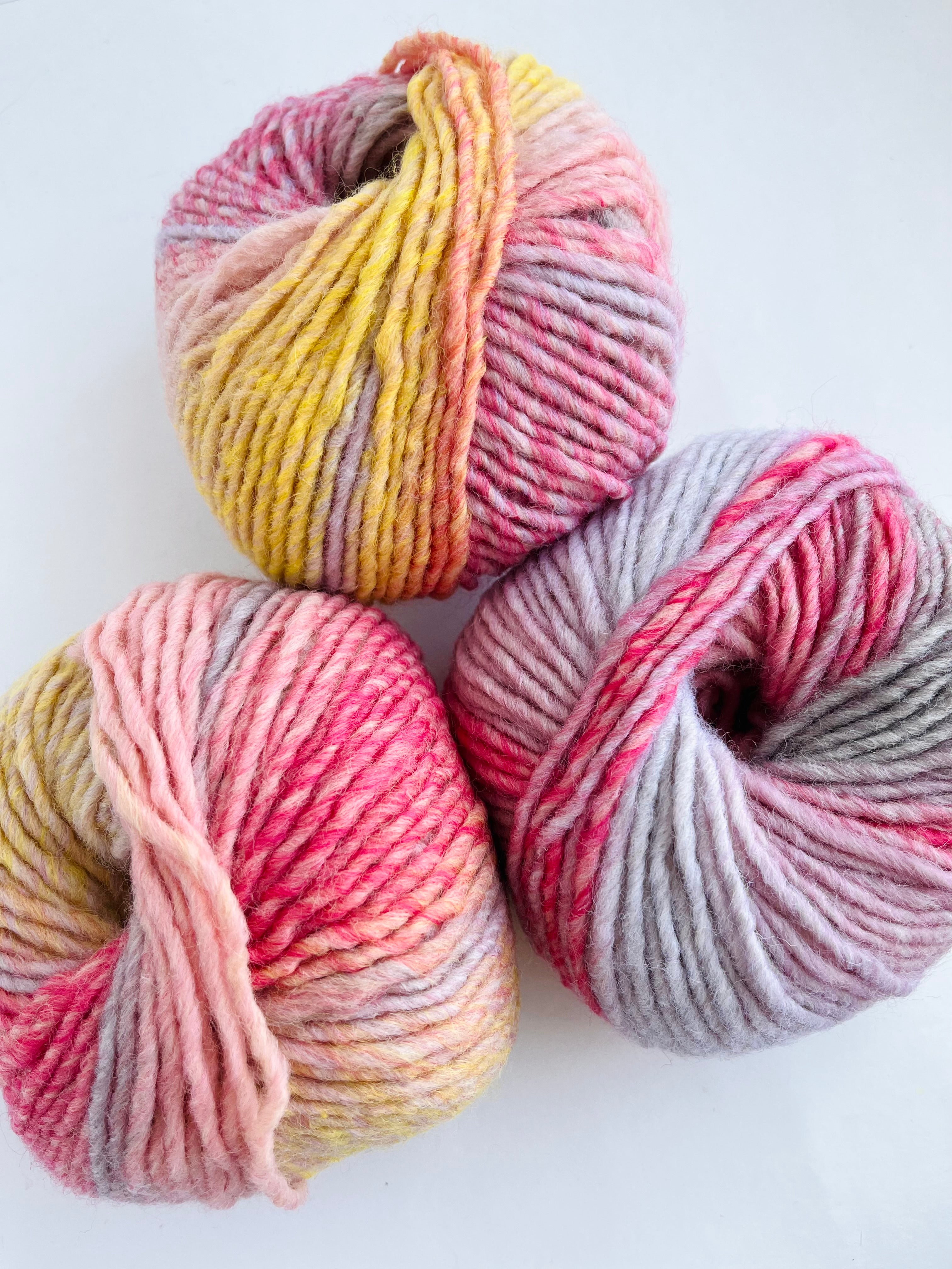 Fuchsia Yellow - Creative Melange yarn