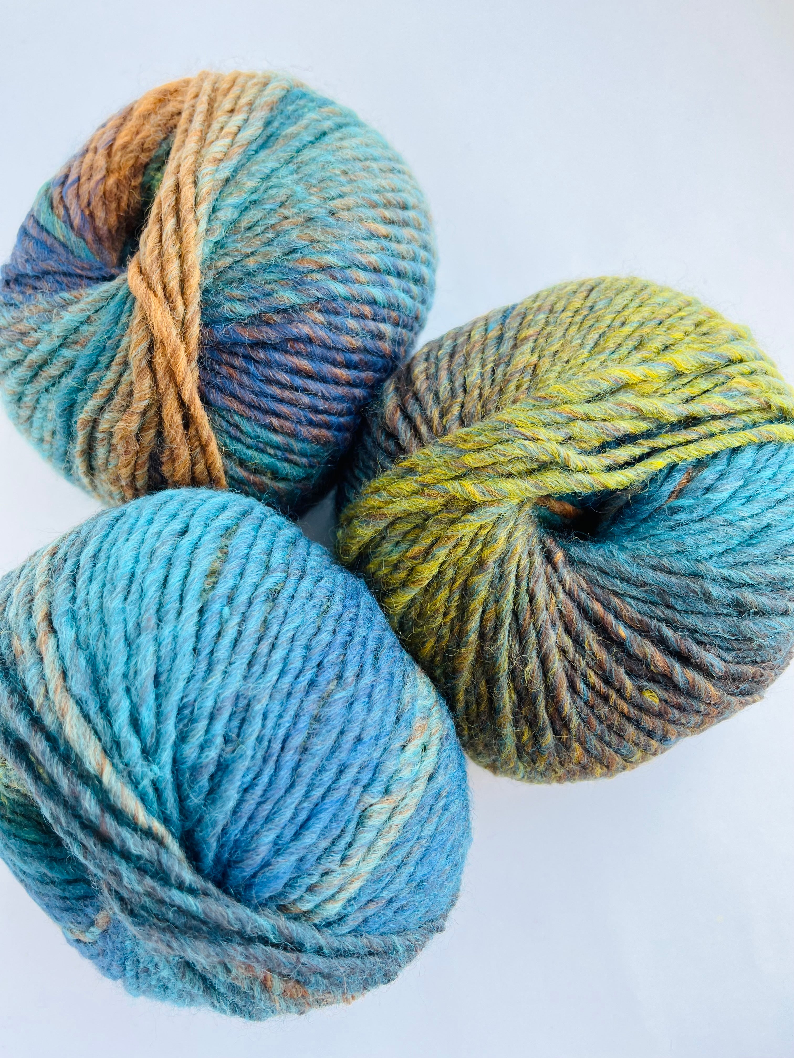 Cinnamon Azure - Creative Melange yarn