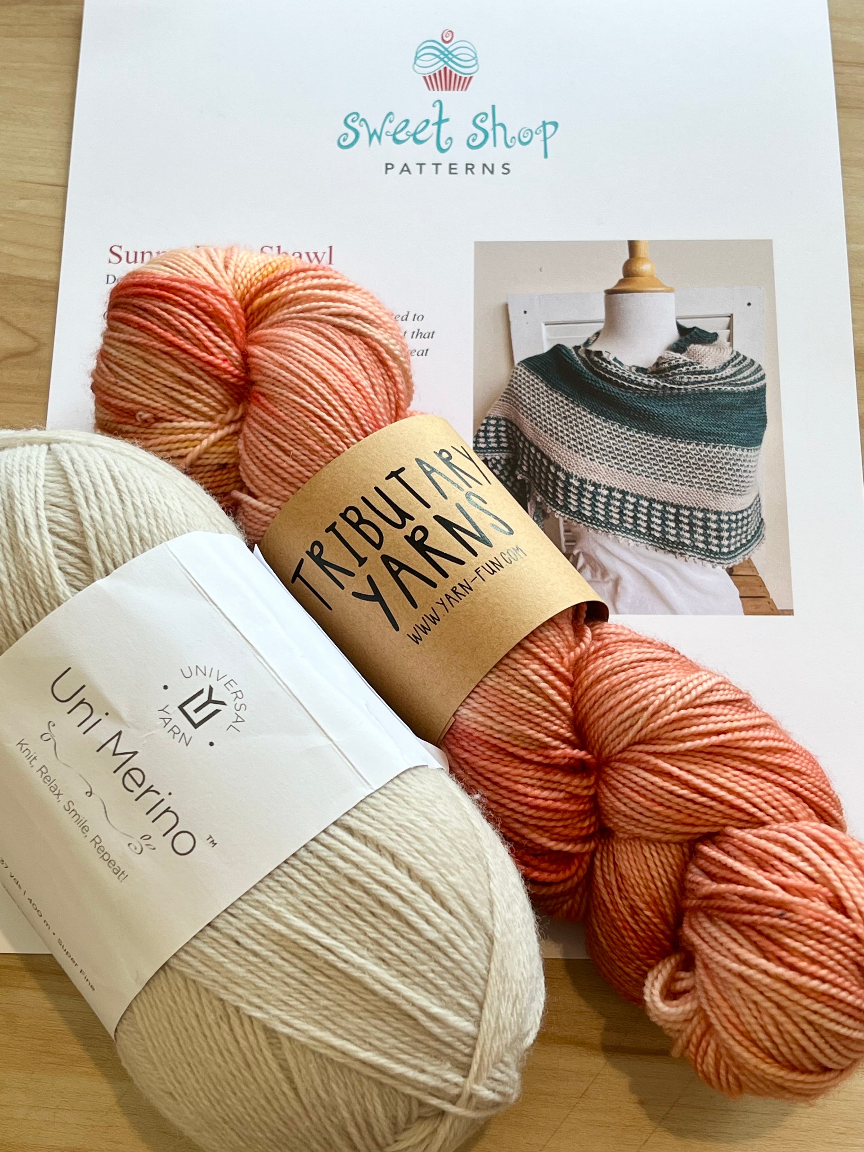 Sunny Brae Shawl kit