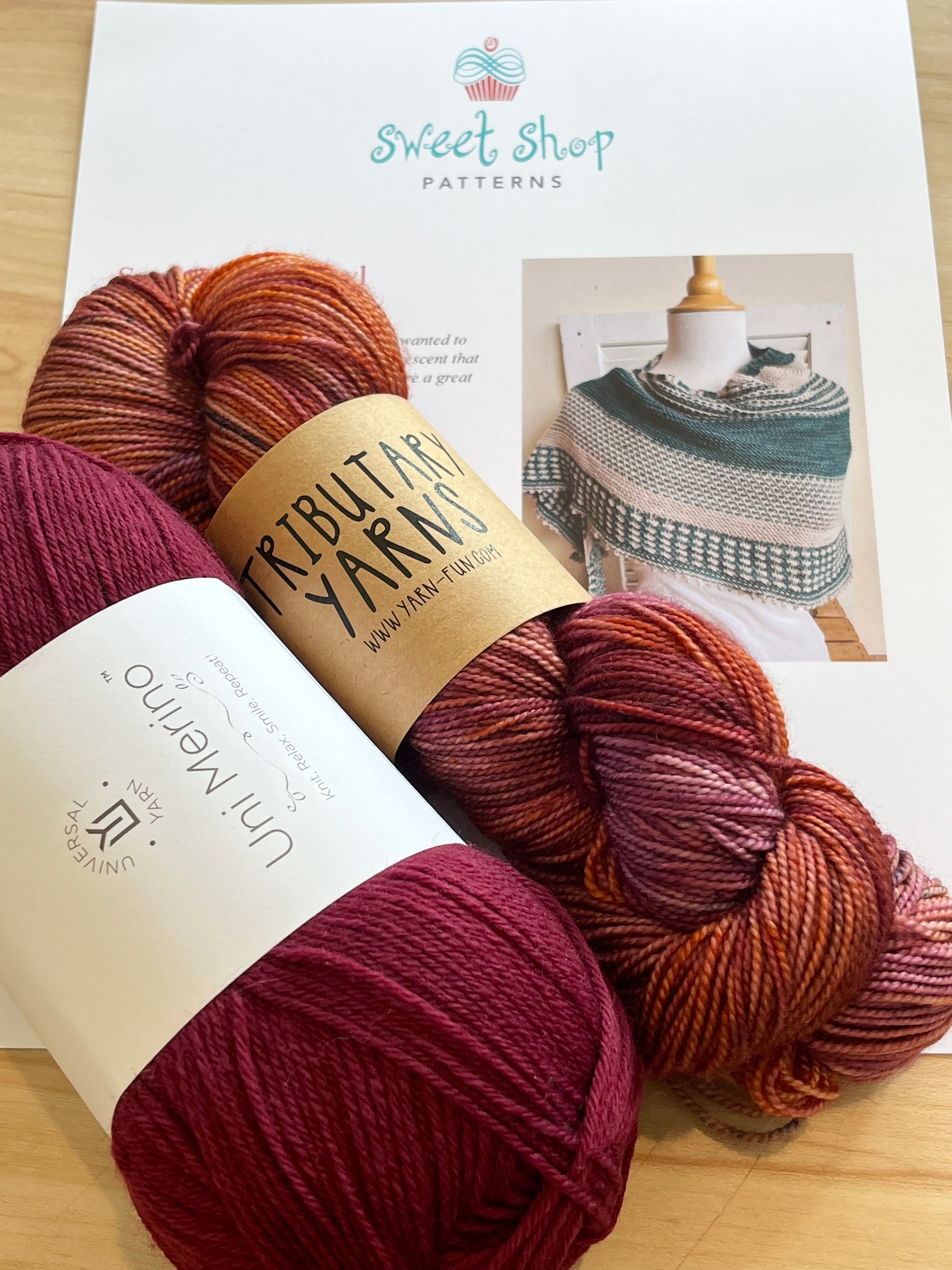 Sunny Brae Shawl kit