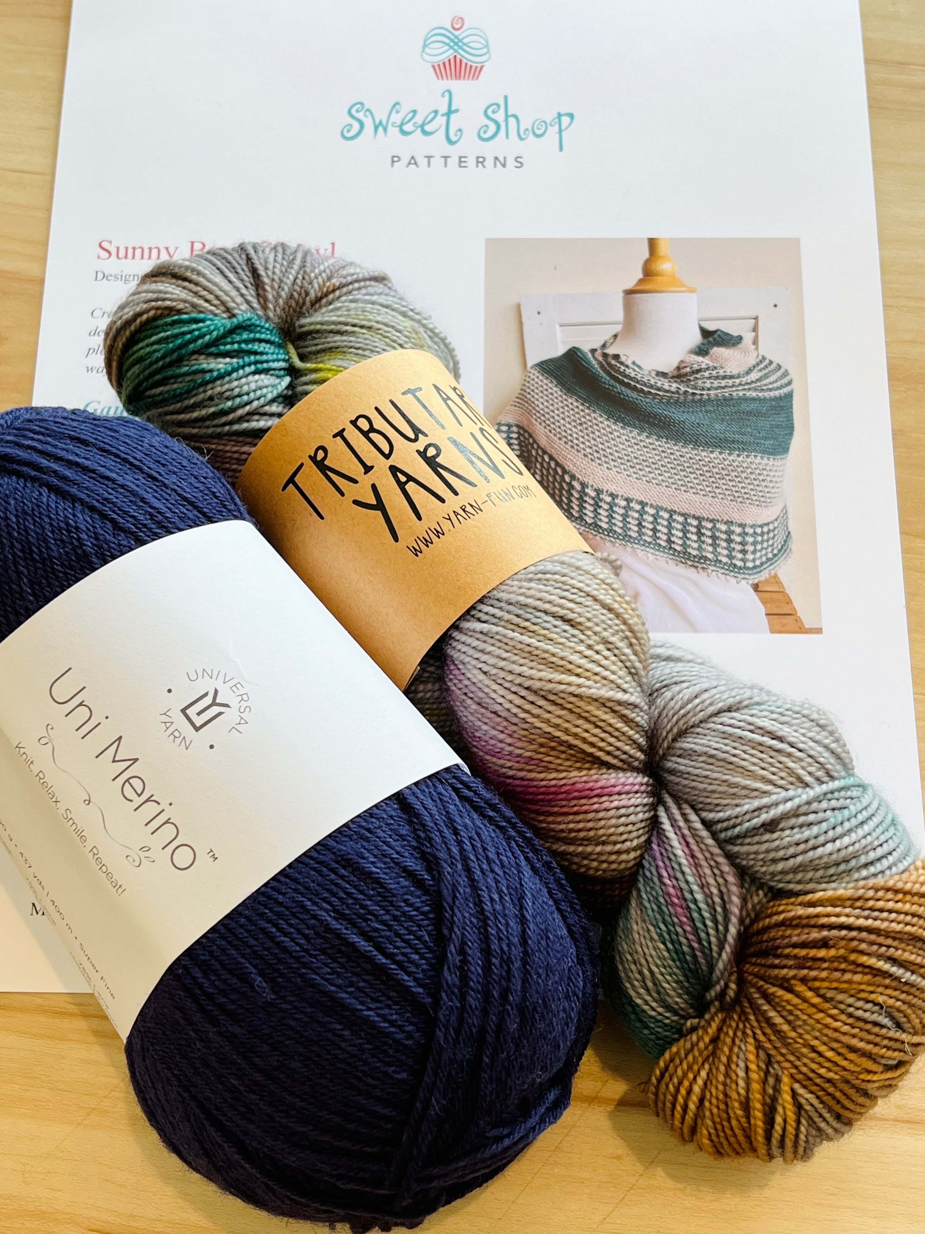 Sunny Brae Shawl kit