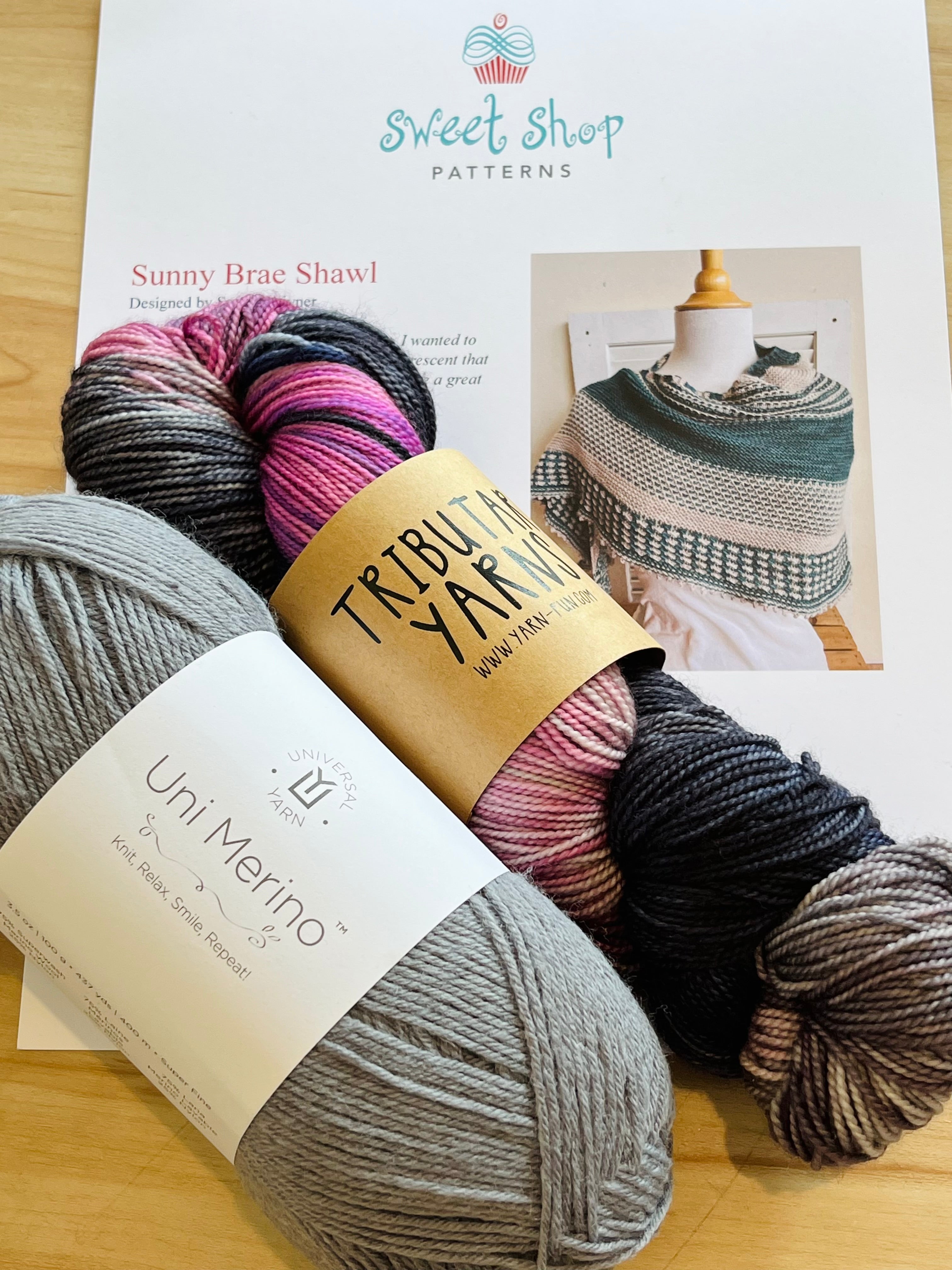 Sunny Brae Shawl kit