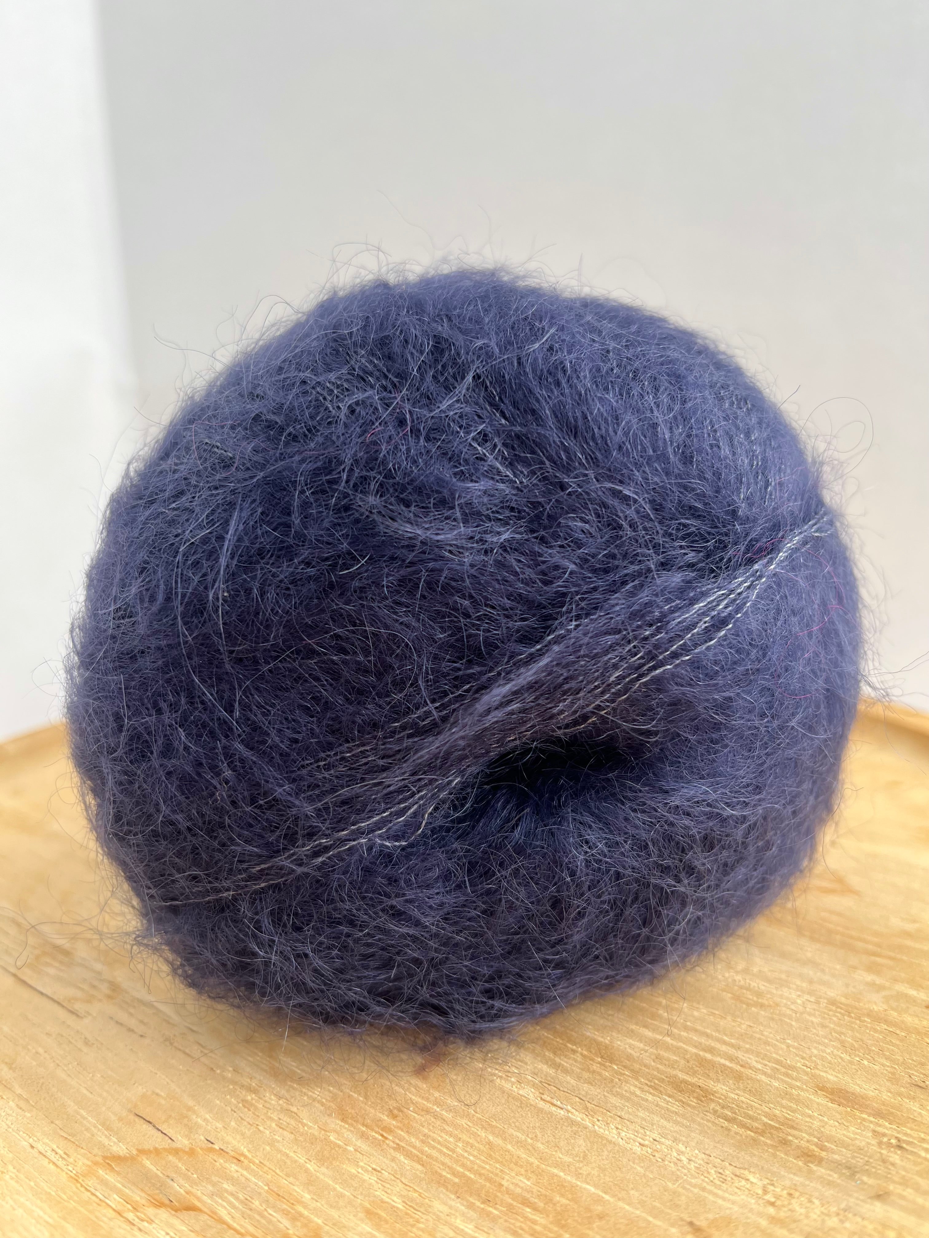 Navy - Super Kid Mohair Loves Silk