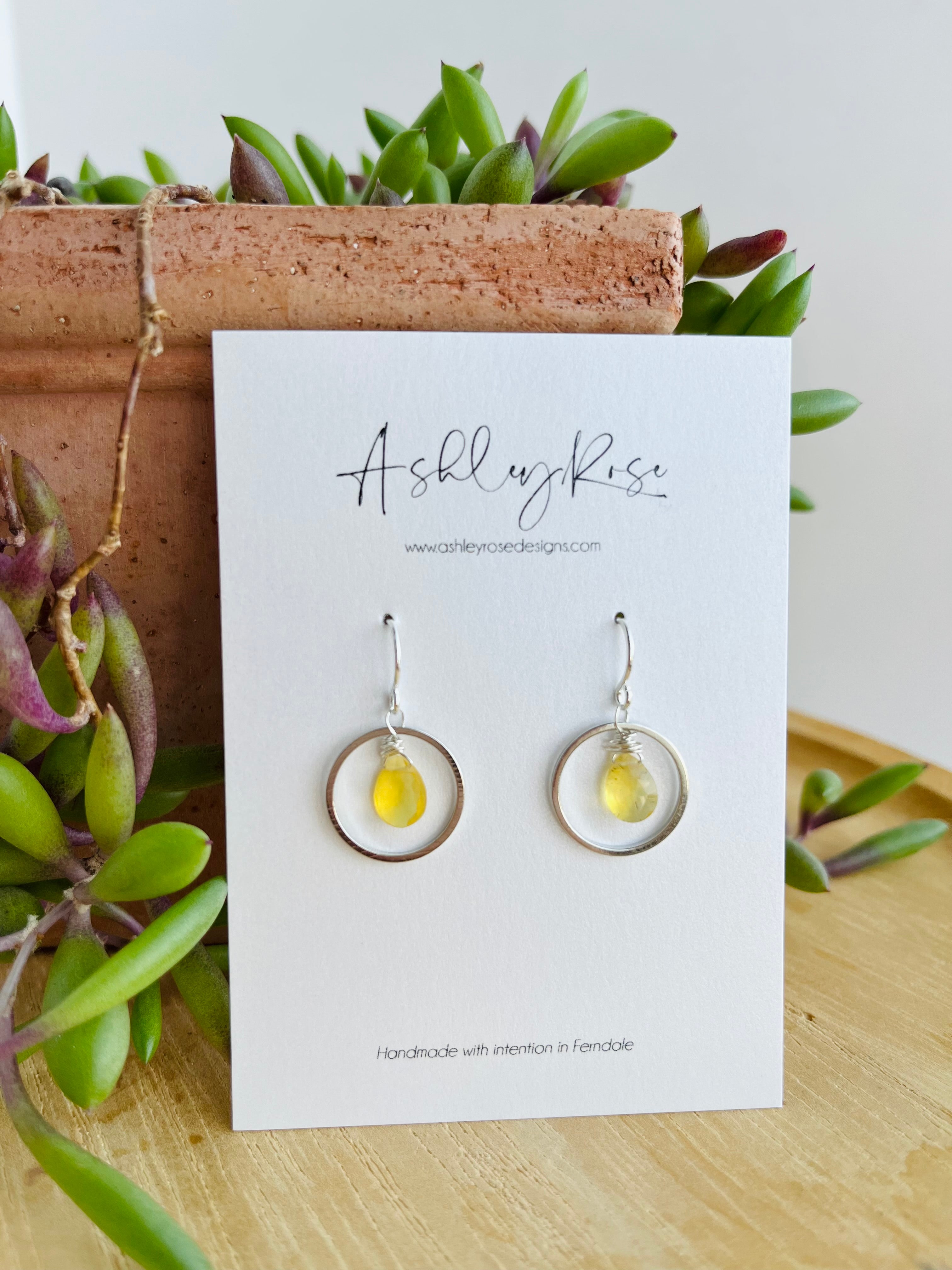 Petal - Opal - silver