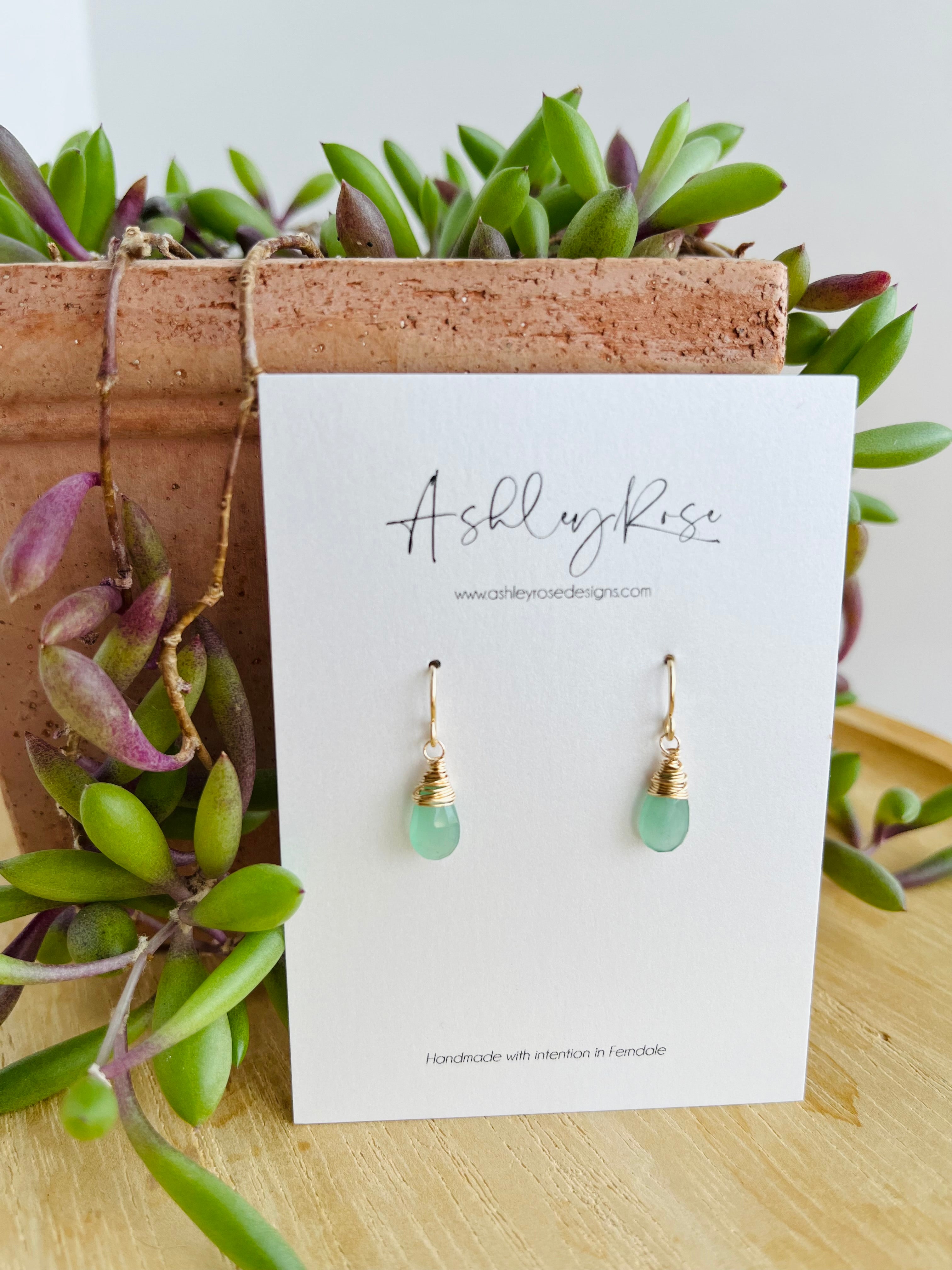 Mini Morsel - Aventurine - gold