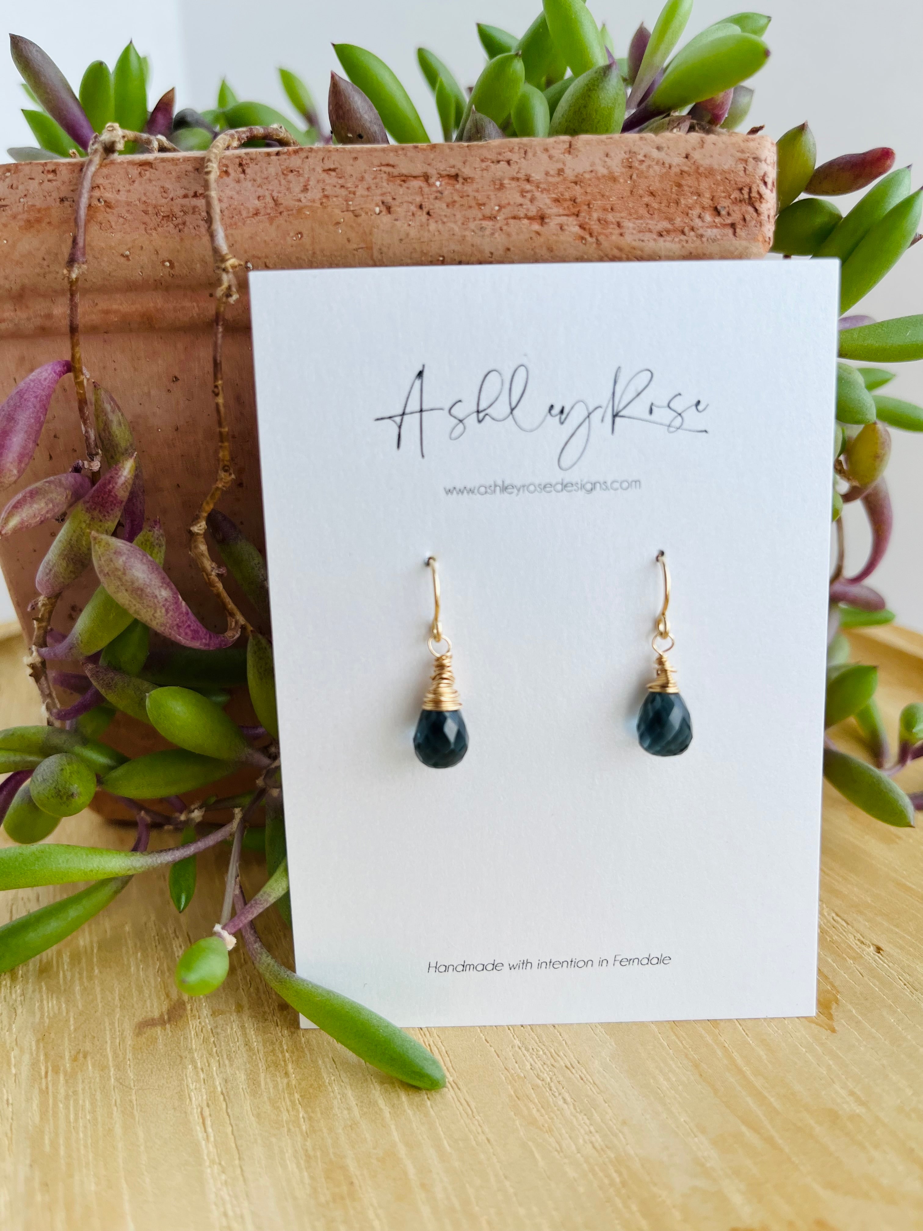 Tiara - Blue Quartz - gold