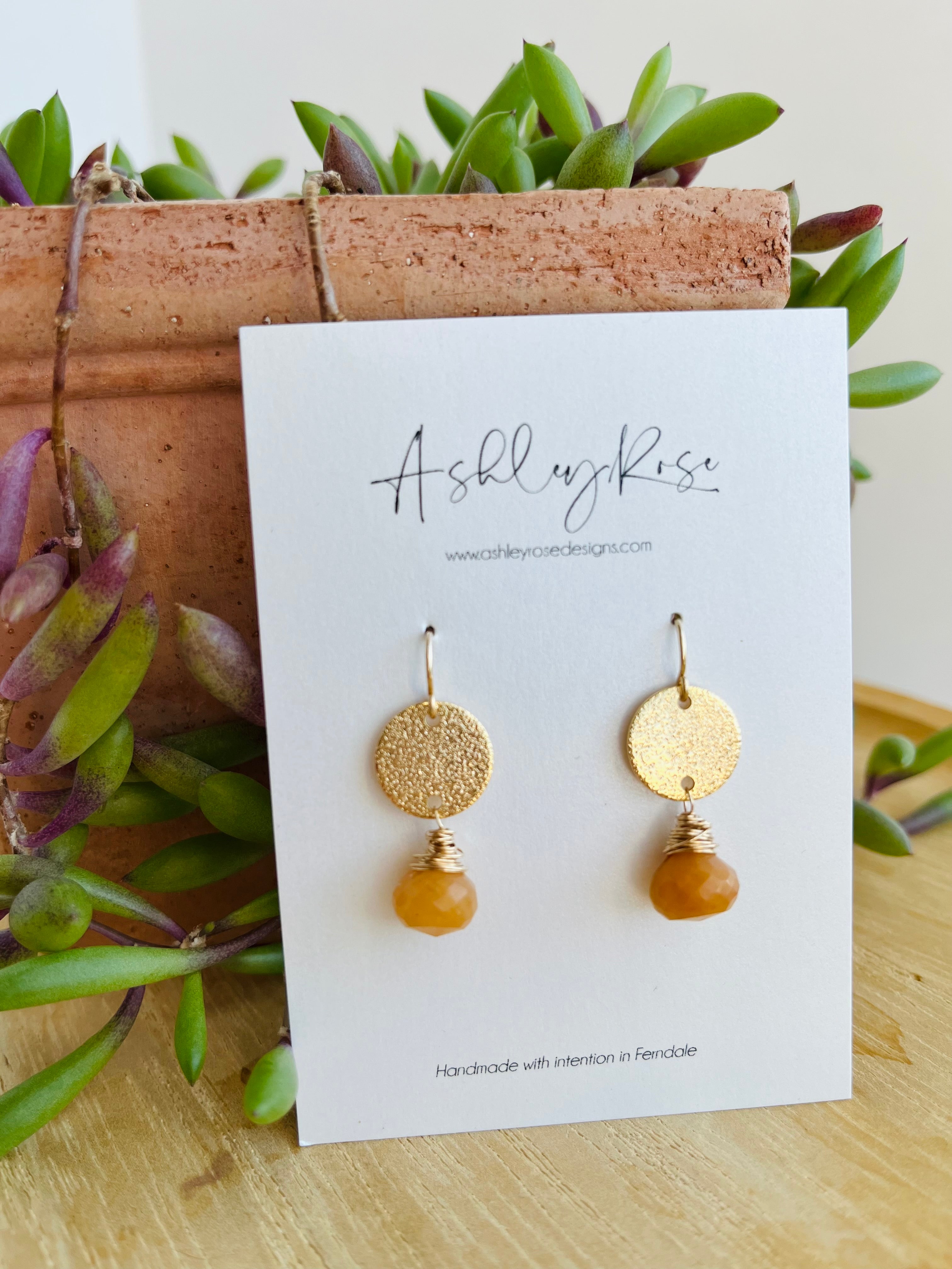 Coin Drop - Jade - gold