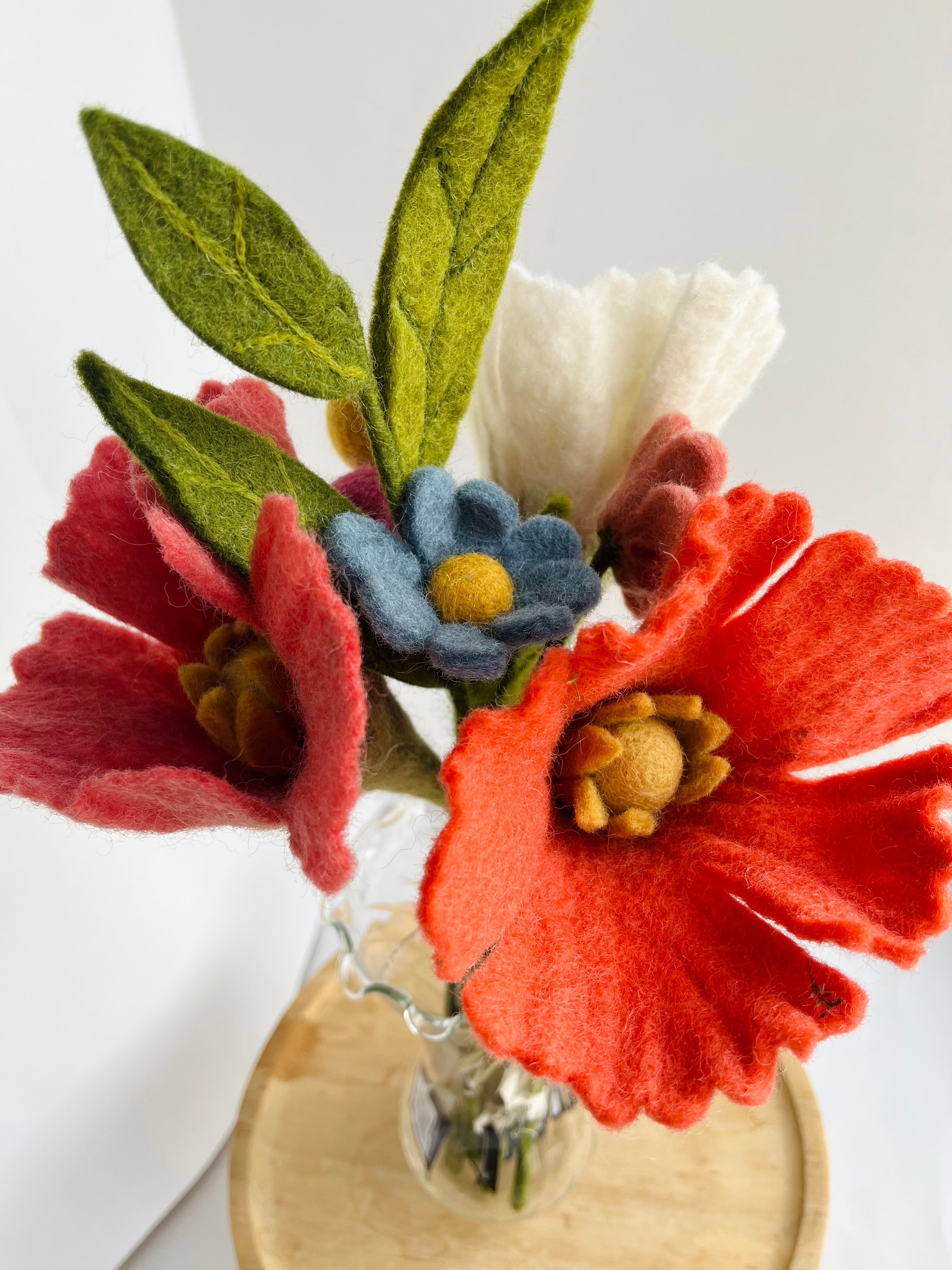 Wool Felt Flowers