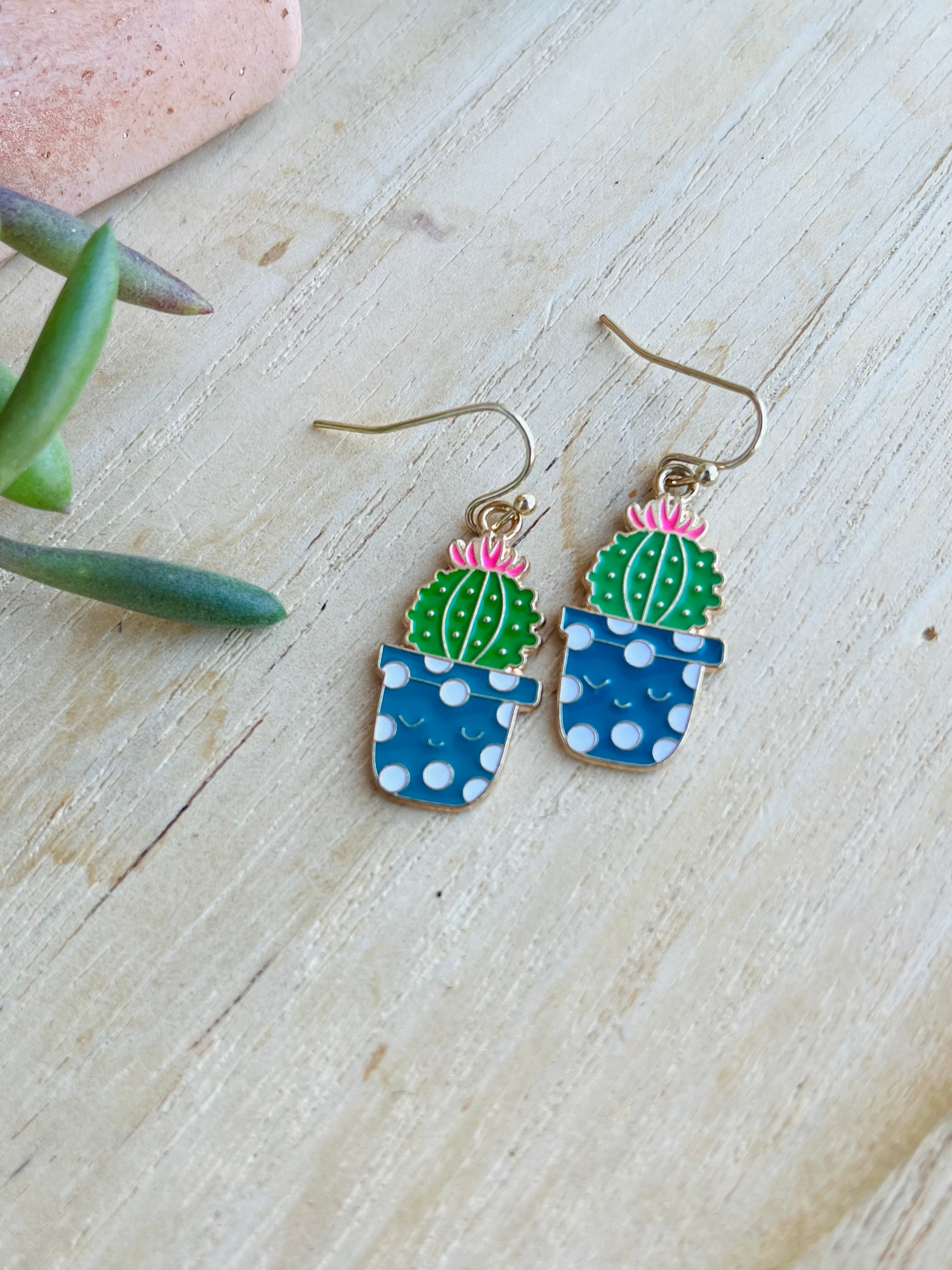 Enamel Earrings